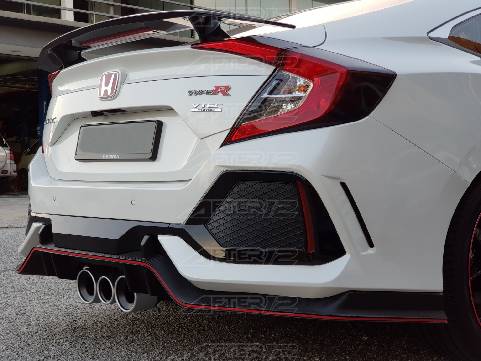 After - Honda Civic FC FK8 Type R Bodykit Conversion done. - Made in ...