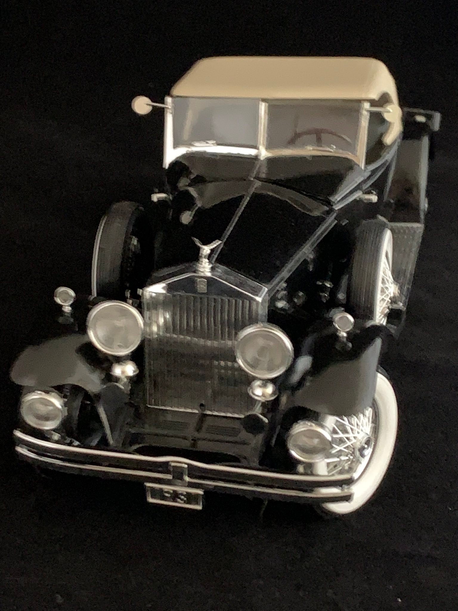 Completed 1931 Rolls Royce Phantom II model kit