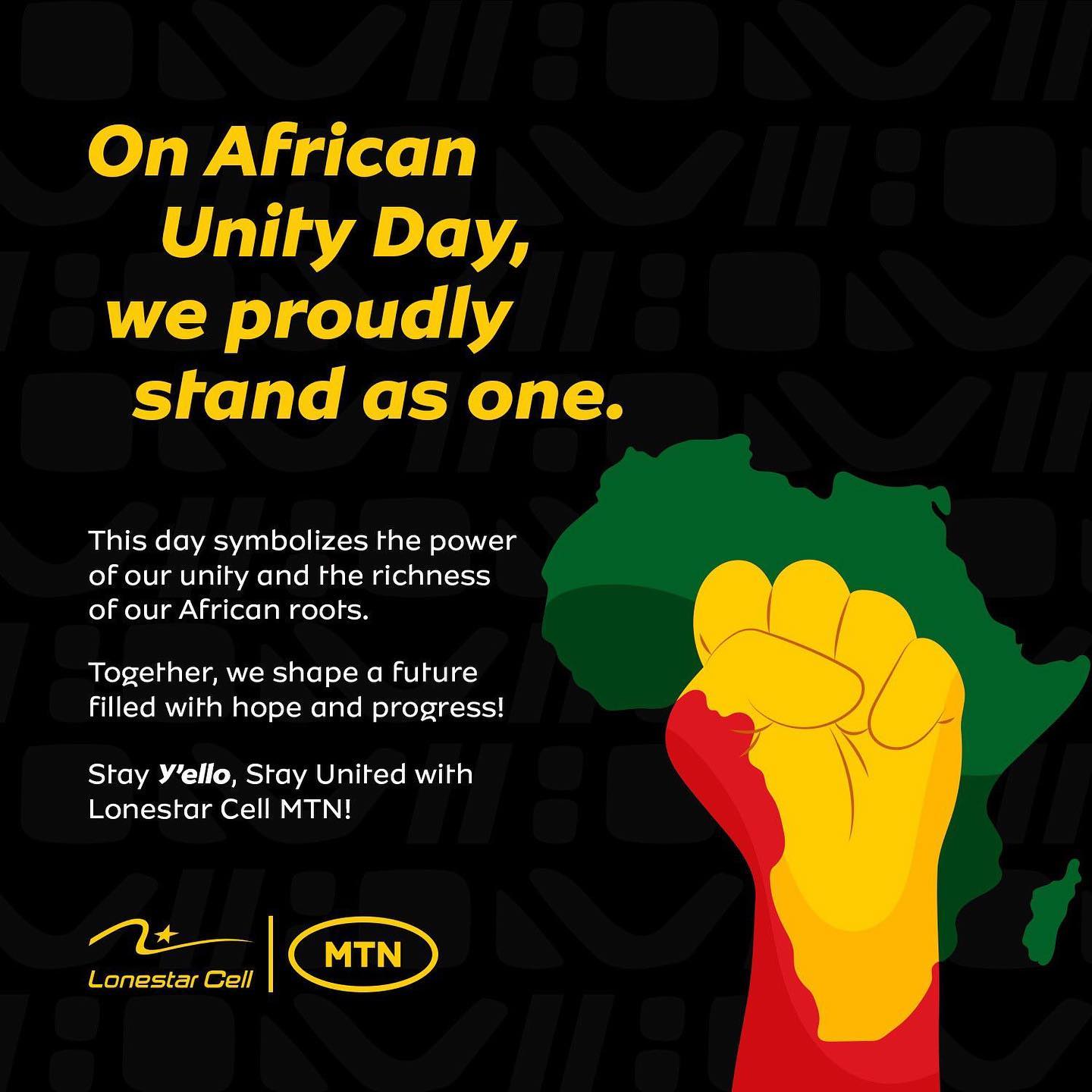 Today is a day to celebrate the unity... - Lonestar Cell MTN | Facebook