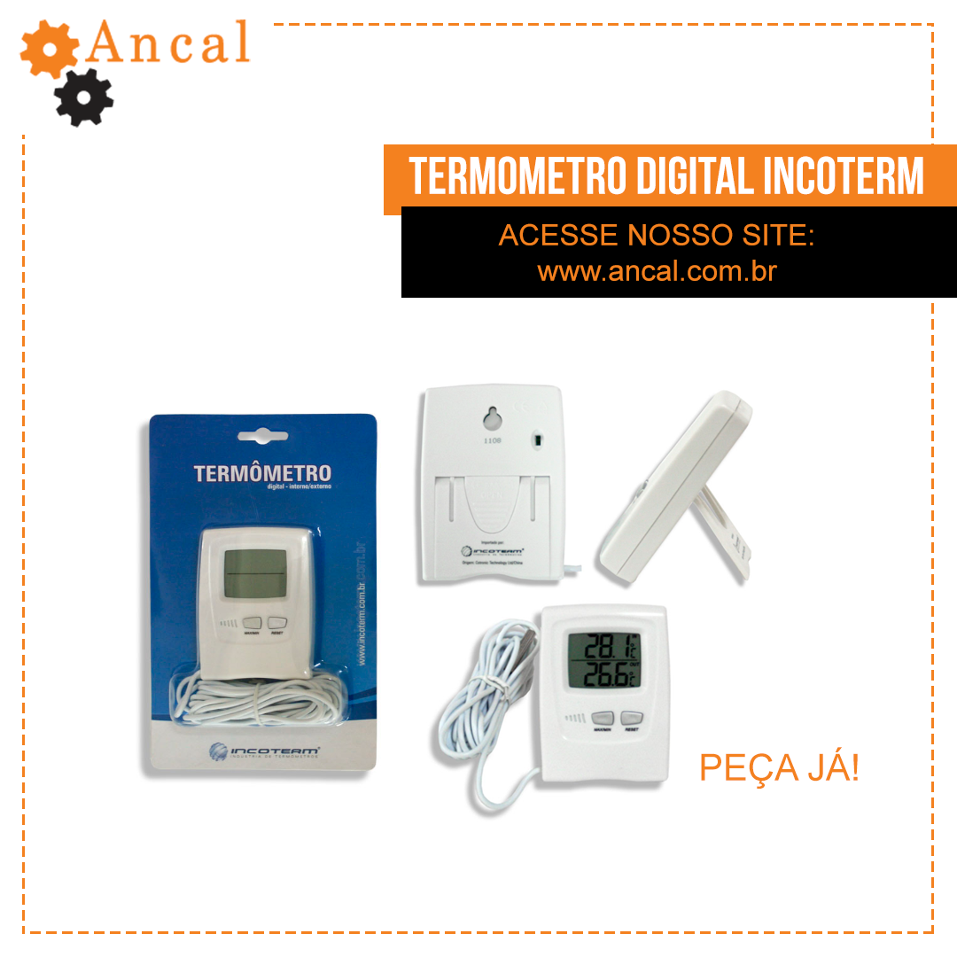 Ancal - TERMOMETRO DIGITAL INCOTERM; MAXIMA E MINIMA... | Facebook