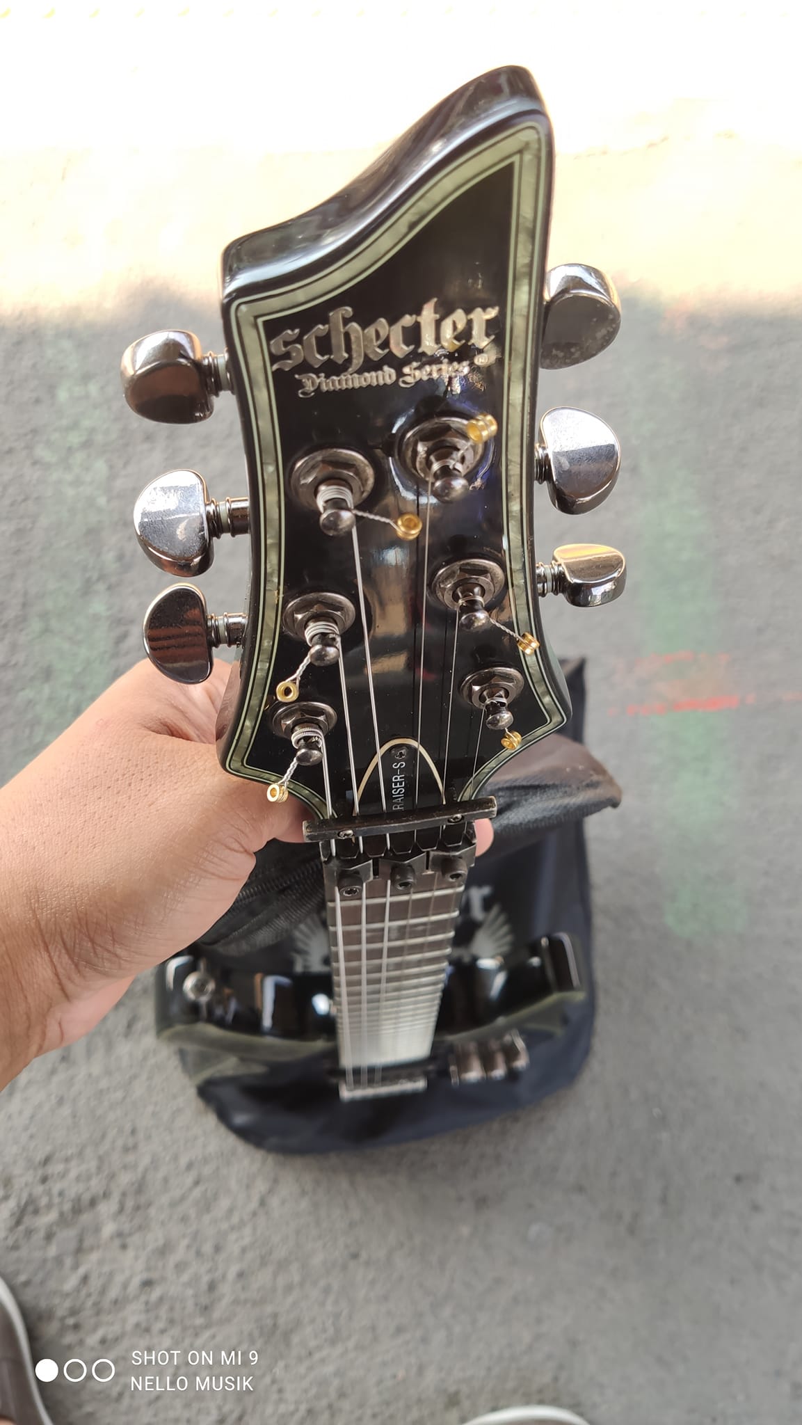 Schecter Hellraiser Solo-6 with upgraded EMG pickups