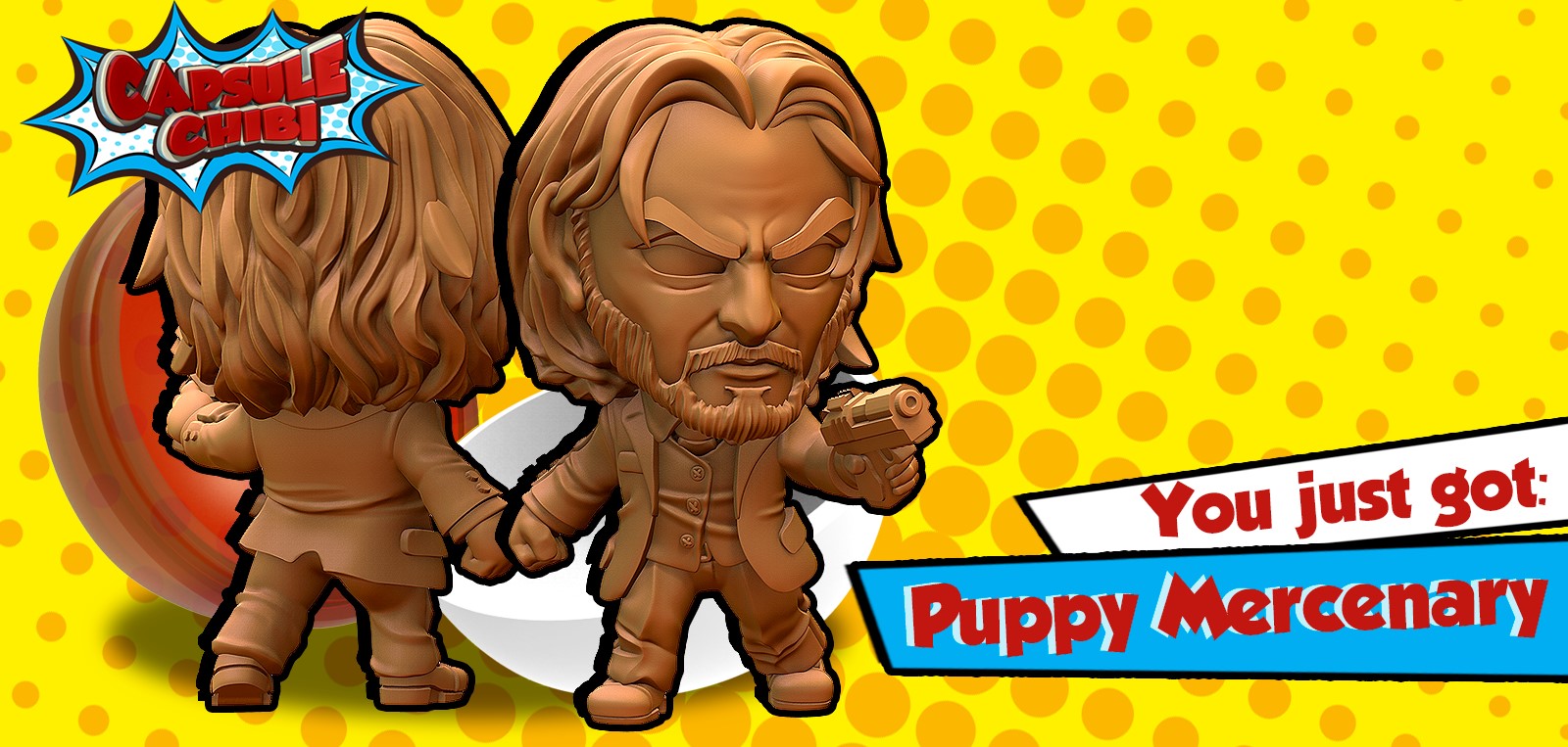 Capsule Chibi - Today is Keanu Reeve's birthday! Dia is a...