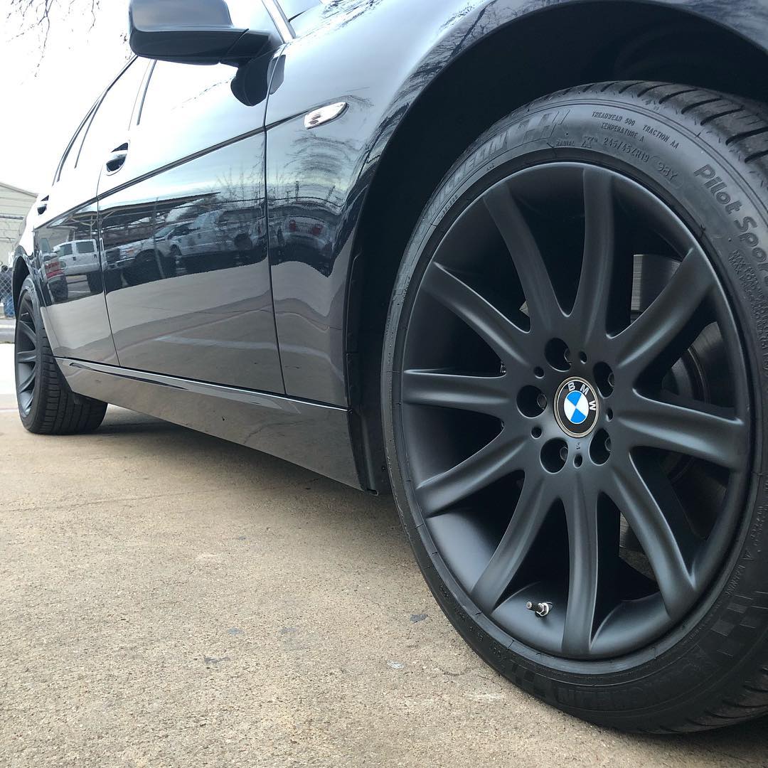 BMW 750 Li wheels refinished in... - Unit F14 Powder Coating