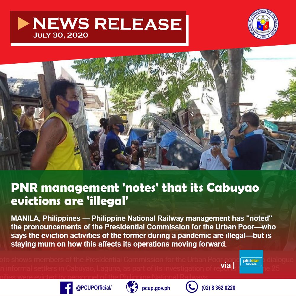 Presidential Commission for the Urban Poor - PNR MANAGEMENT 'NOTES ...
