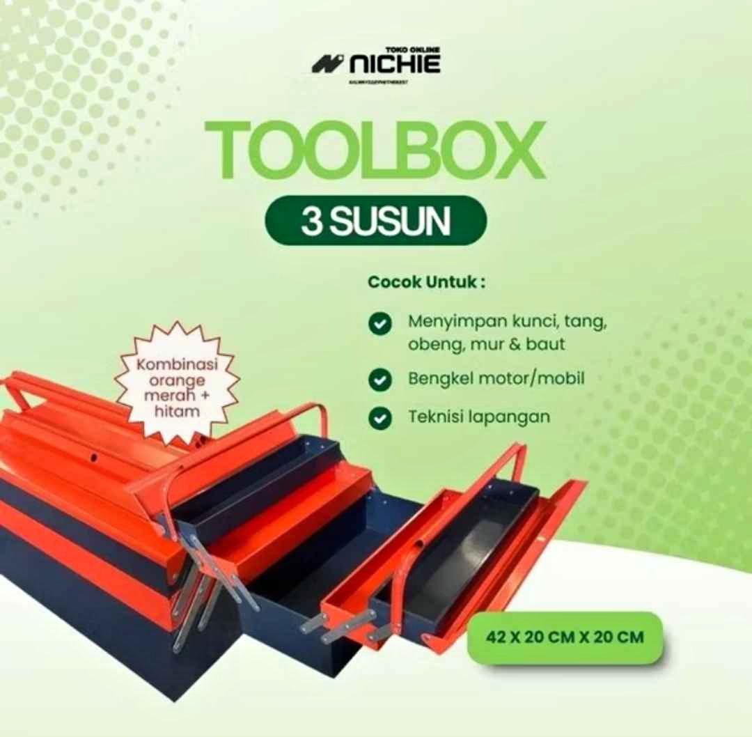 Toolbox roda heavy duty tactix - Tool Boxes, Belts & Storage ...