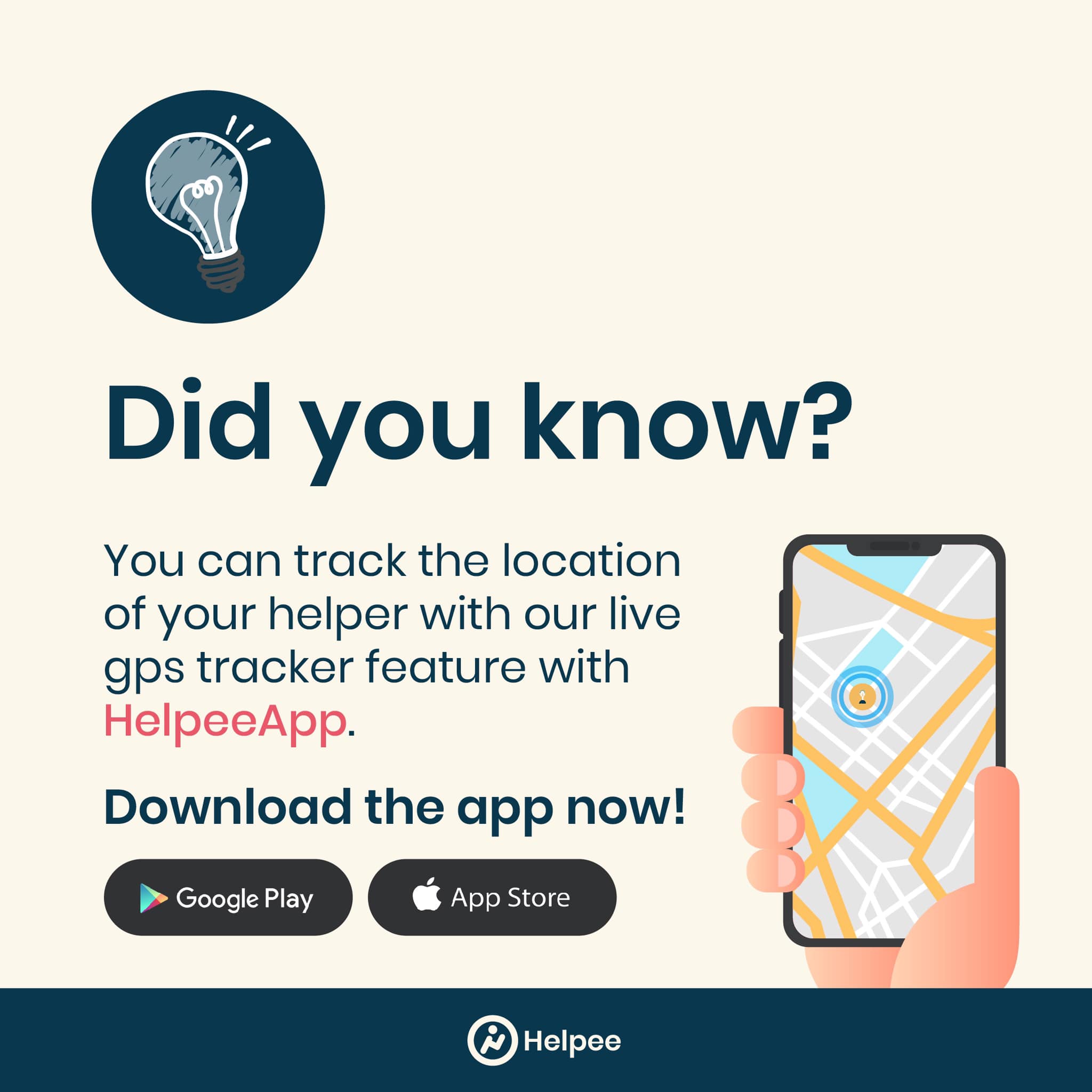 Helpee - Keep it on track! Download Helpee App now on: 📲...