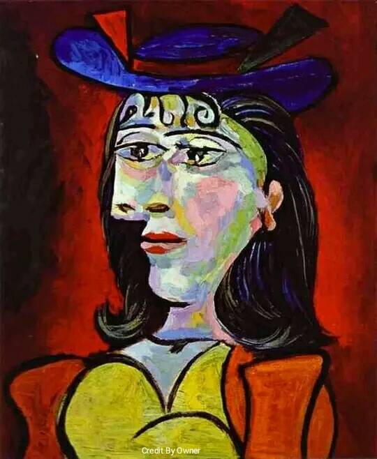 Pablo Picasso. Portrait de jeune fille (Portrait of a Girl) 1914