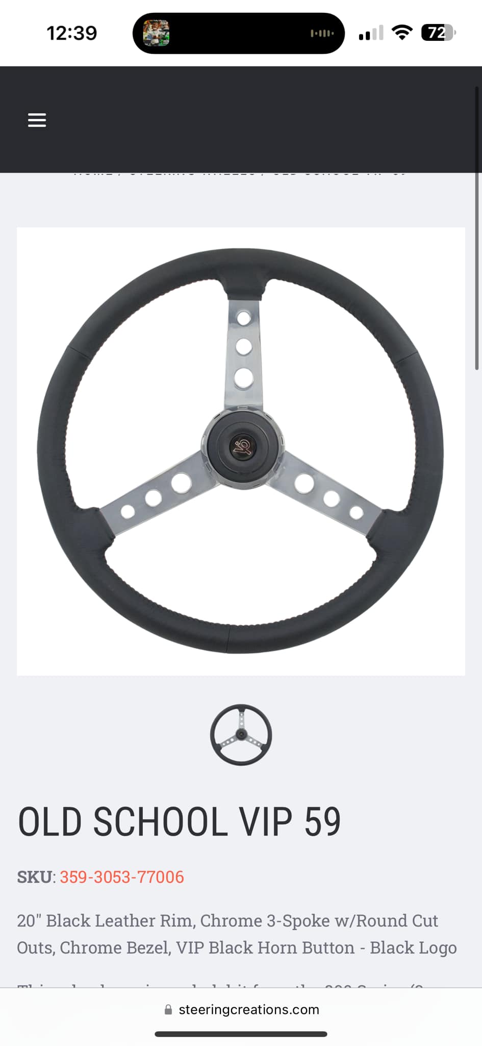 Alright, so I'm taking off my (wannabe race car) steering wheel