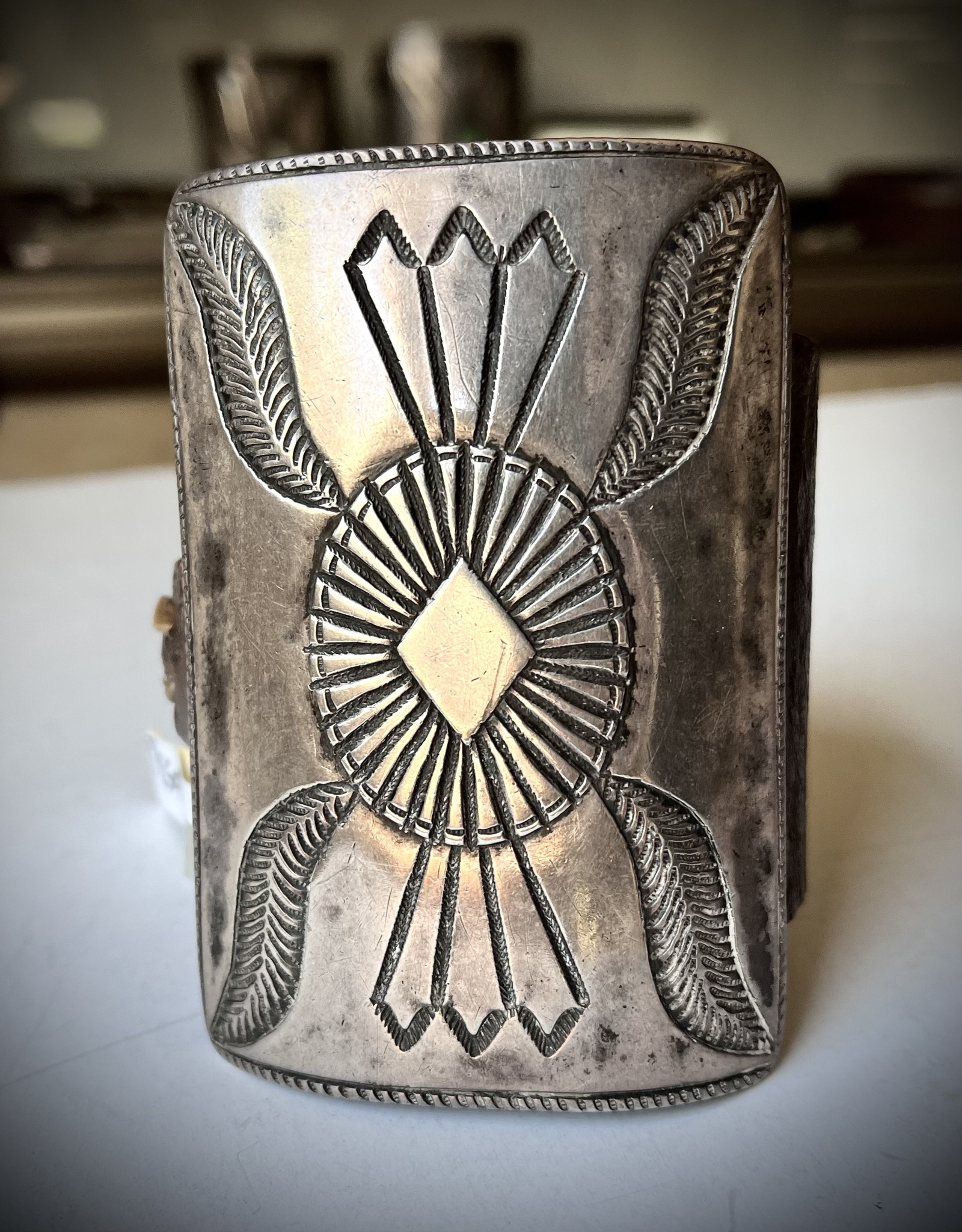 Navajo silver ketoh circa 1900-20 with historical significance