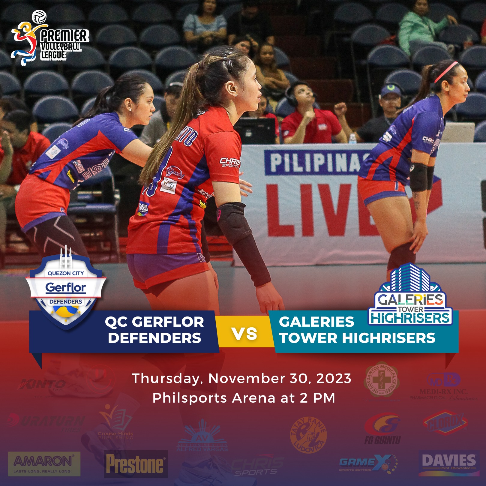 🏐 Game Day Alert! 🏐 Get... - Quezon City Gerflor Defenders