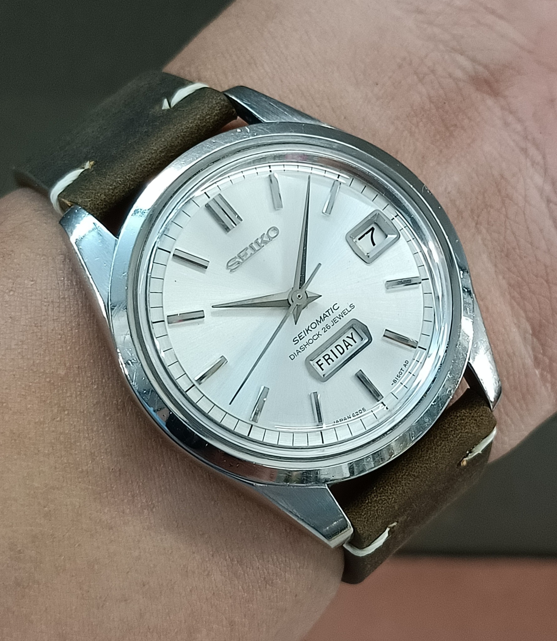 SeikoMatic Week Dater 6206-8130 Y1966s #жс ۸ SEKO SEIKOMATIC