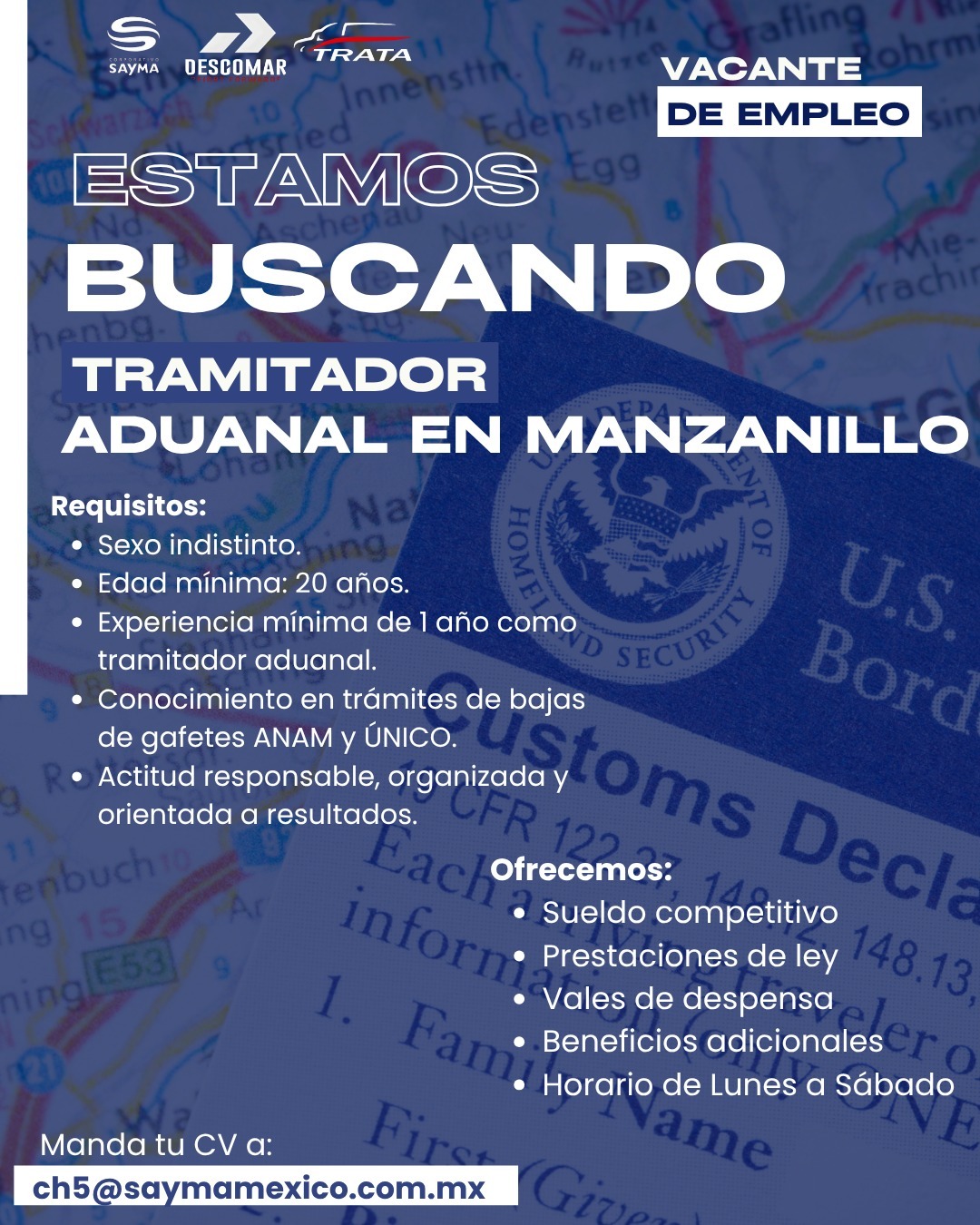 TRAMITADORES DE MANZANILLO S.A. de C.V. | **Corporativo SAYMA, **está ...