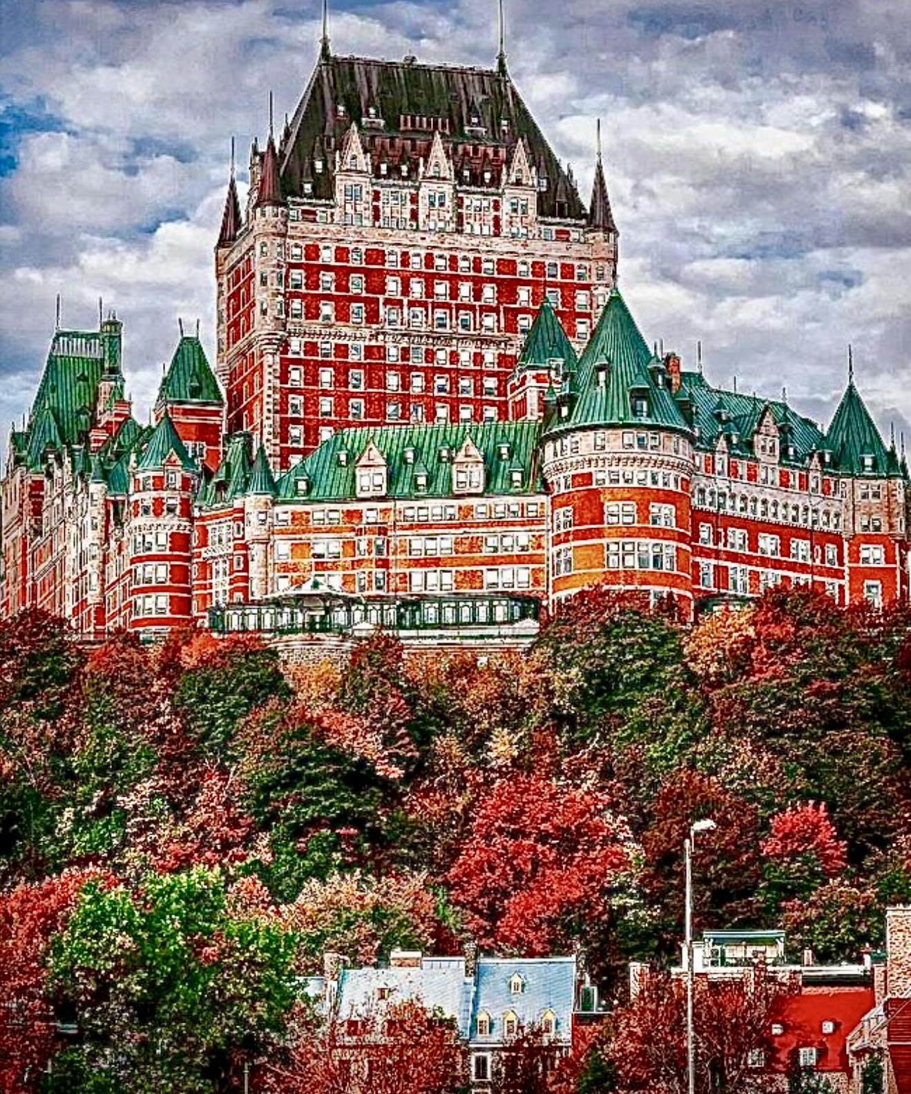 Capl - ル・シャトー・フロンテナック ケベック・シティ 🇨🇦カナダ Quebec City, Canada 🇨🇦 💖#懐かしいカフェ ...