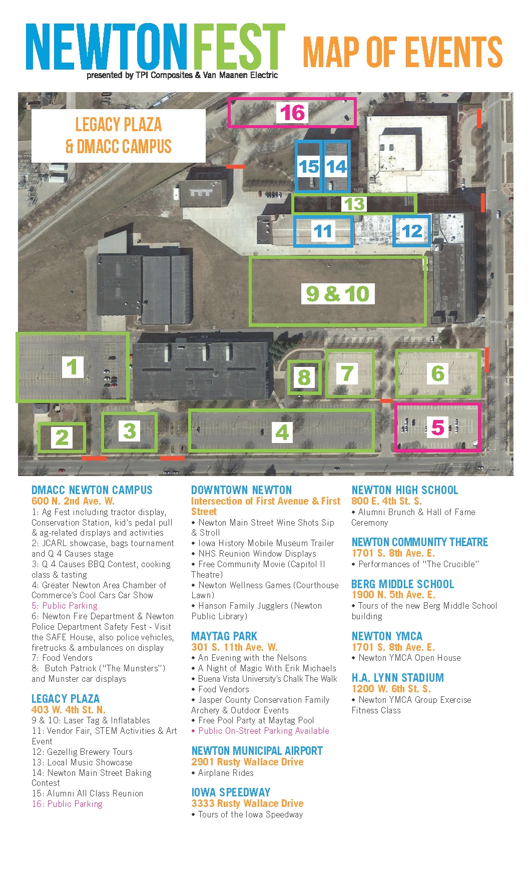 Here is the full schedule of events... - Get to Know Newton