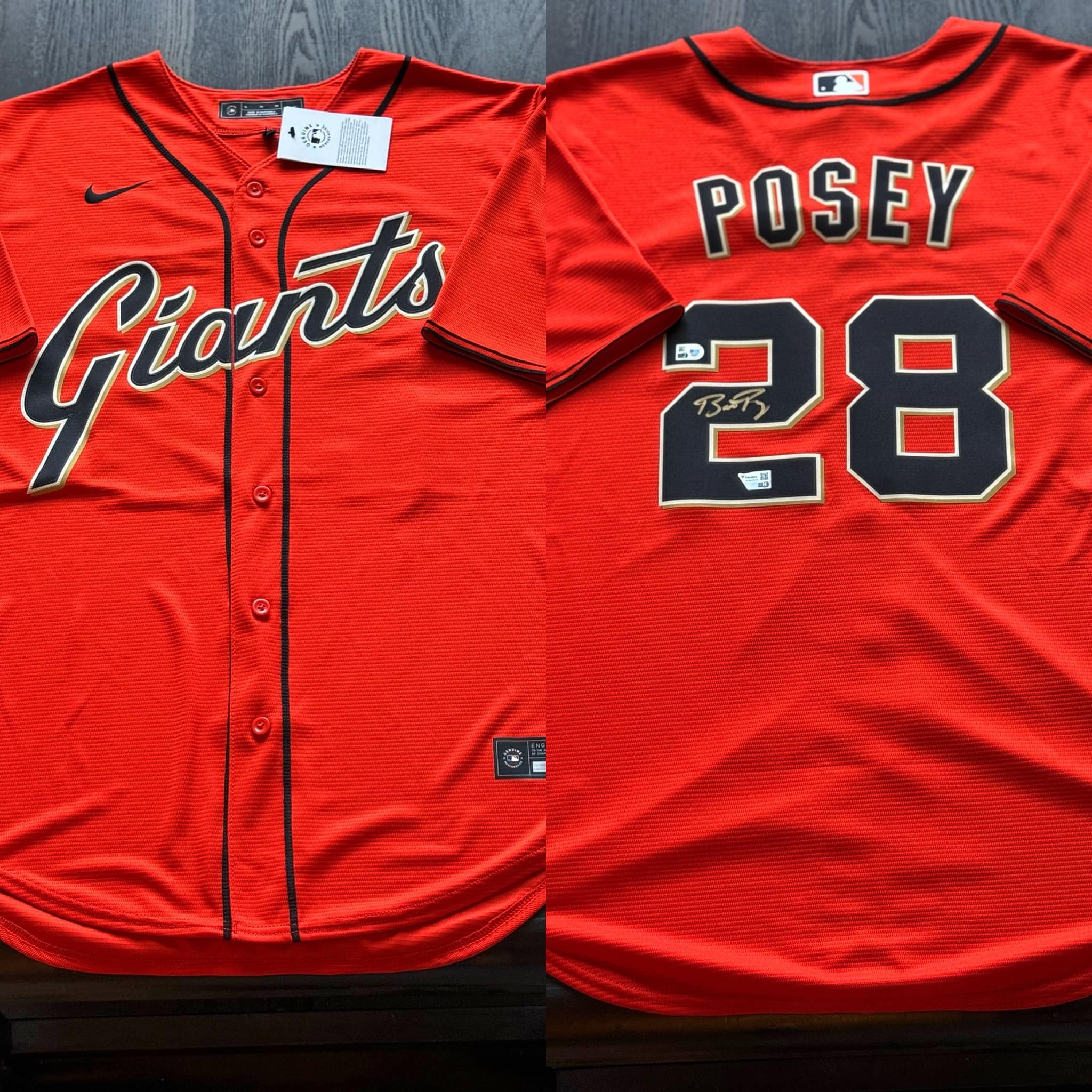Buster Posey 1/1 signed Logoman