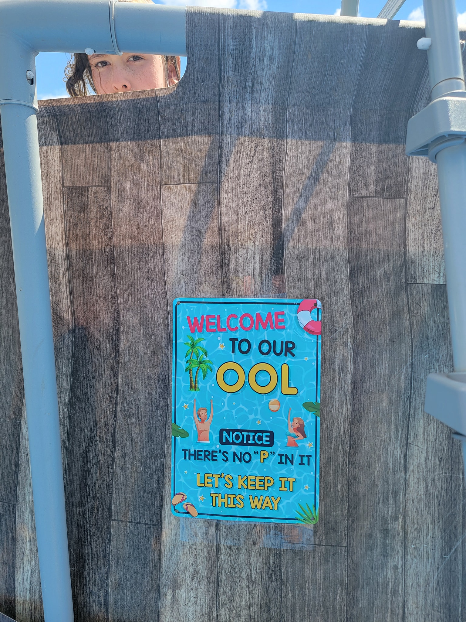 Swimming Pool Sign, Welcome to Our OOL Sign, Pool Rules