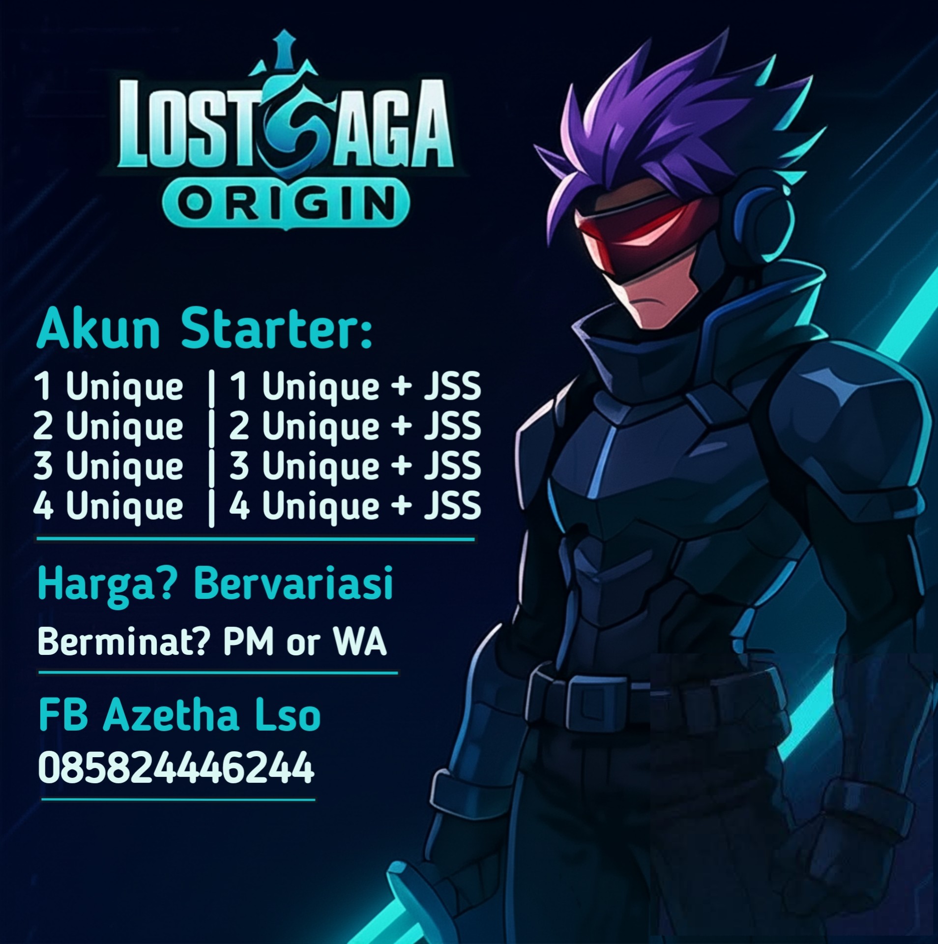 Azetha Lso - 🔥 Dapatkan Akun Lost Saga Origin Bebas Pilih... | Facebook