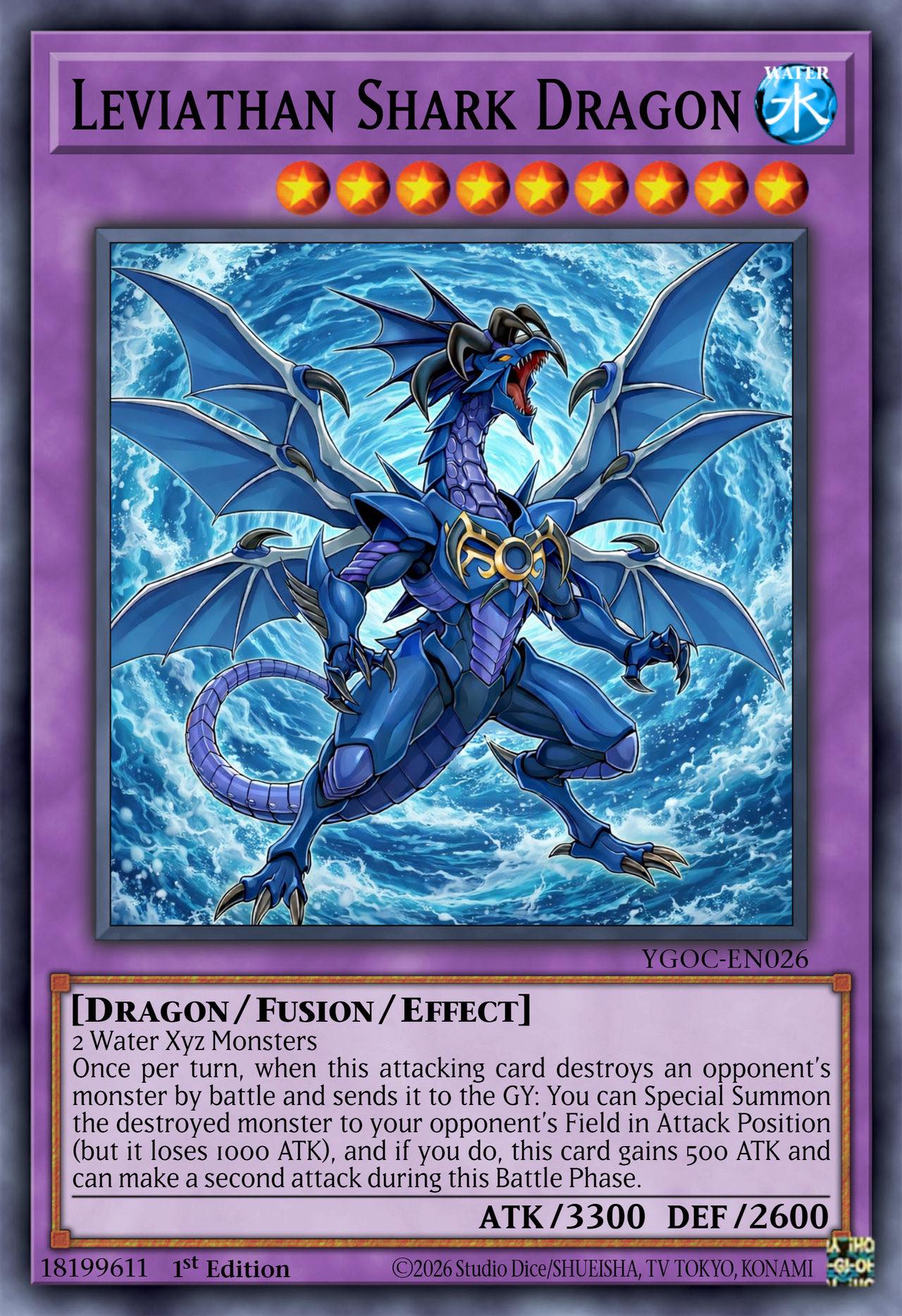 yugioh water xyz cards Monsters Mint / near mint condition trading card Yu-Gi-Oh! Single Card ETCO-EN075 Xyz