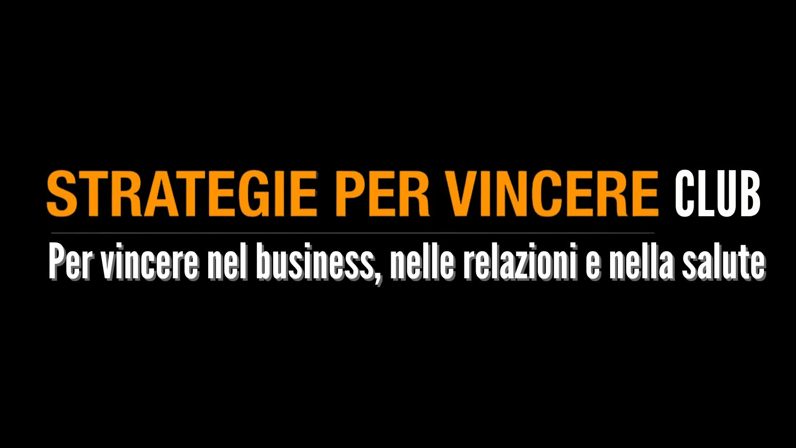 STRATEGIE PER VINCERE CLUB | Facebook