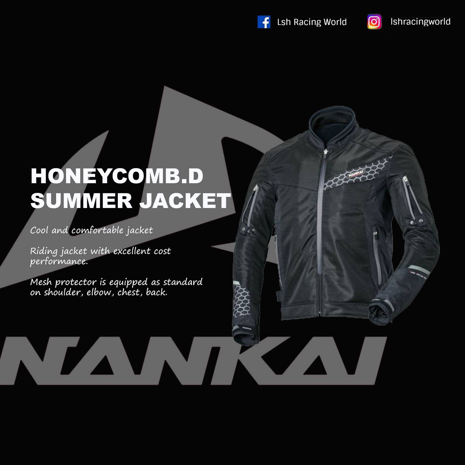 Nankai Honeycomb Summer Jacket -Cool and comfortable jacket