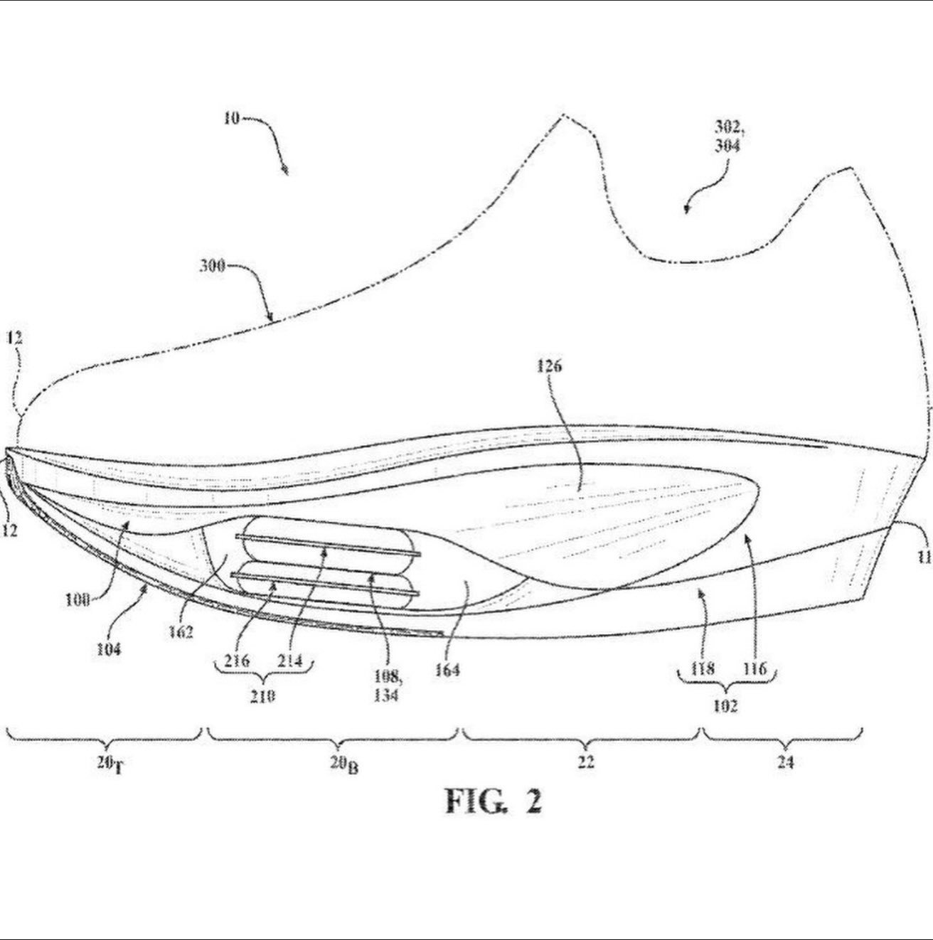 Nike Apex super-shoe with double stacked airbag
