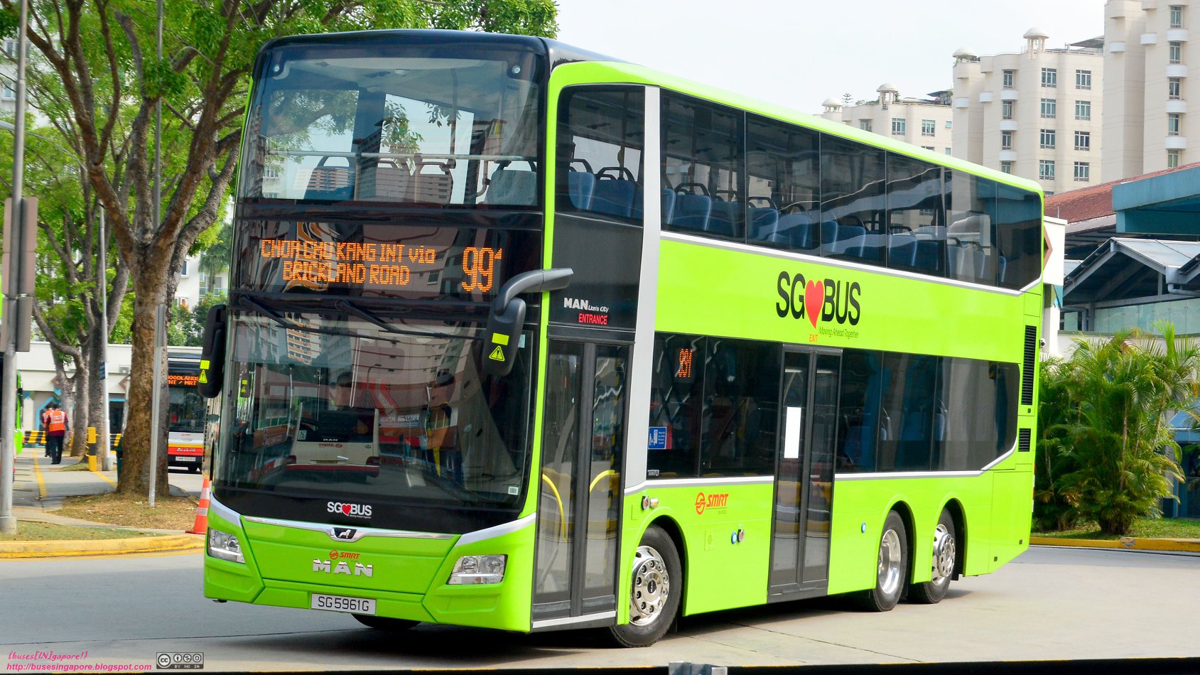 SG5961G on service 991 - the Euro 6... - (buses[IN]gapore!) | Facebook