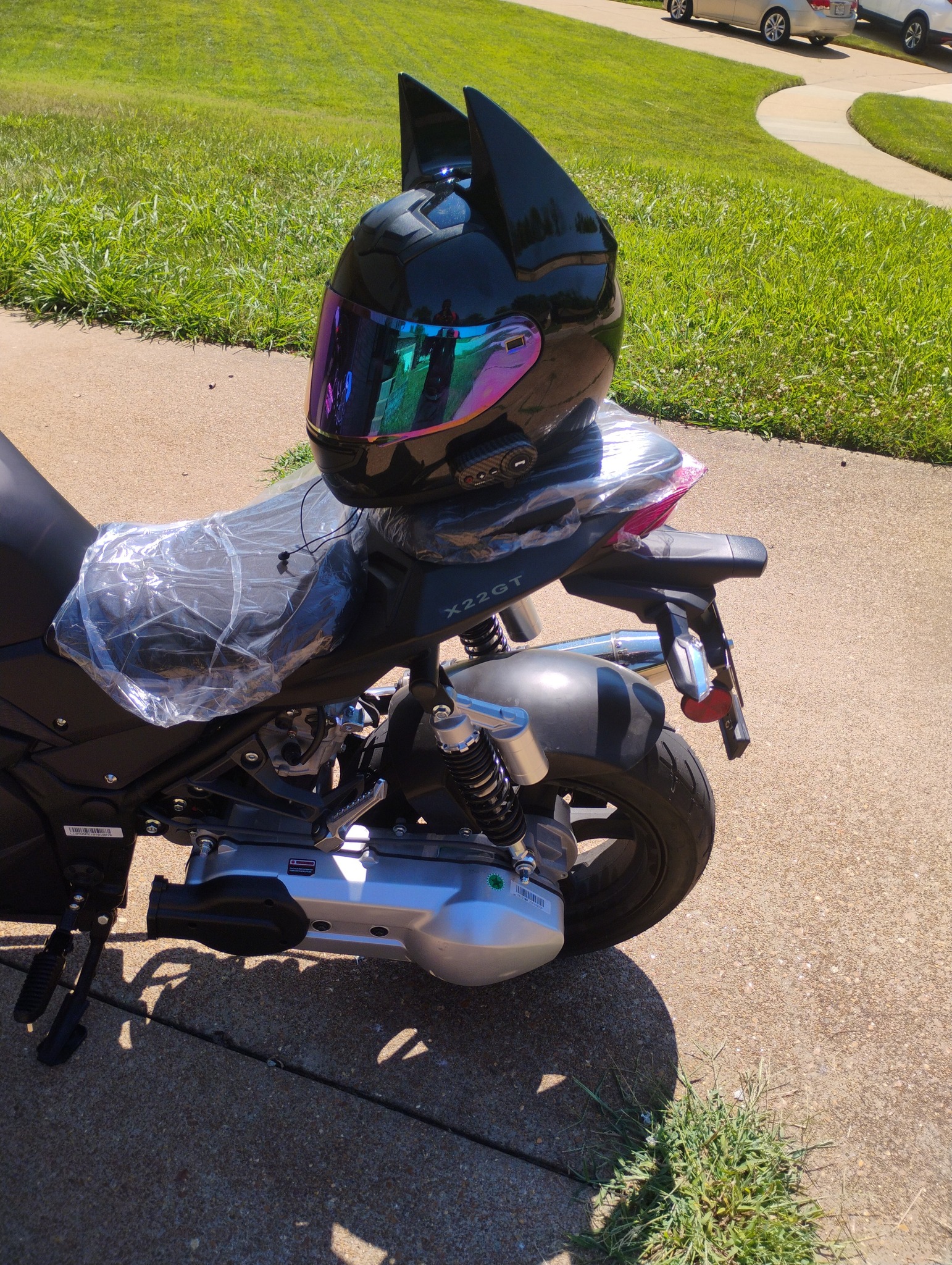 arkham knight bike helmet Batman Dark Steel  Jase's Divine Wonders ArtFire.com - Premier handmade marketplace