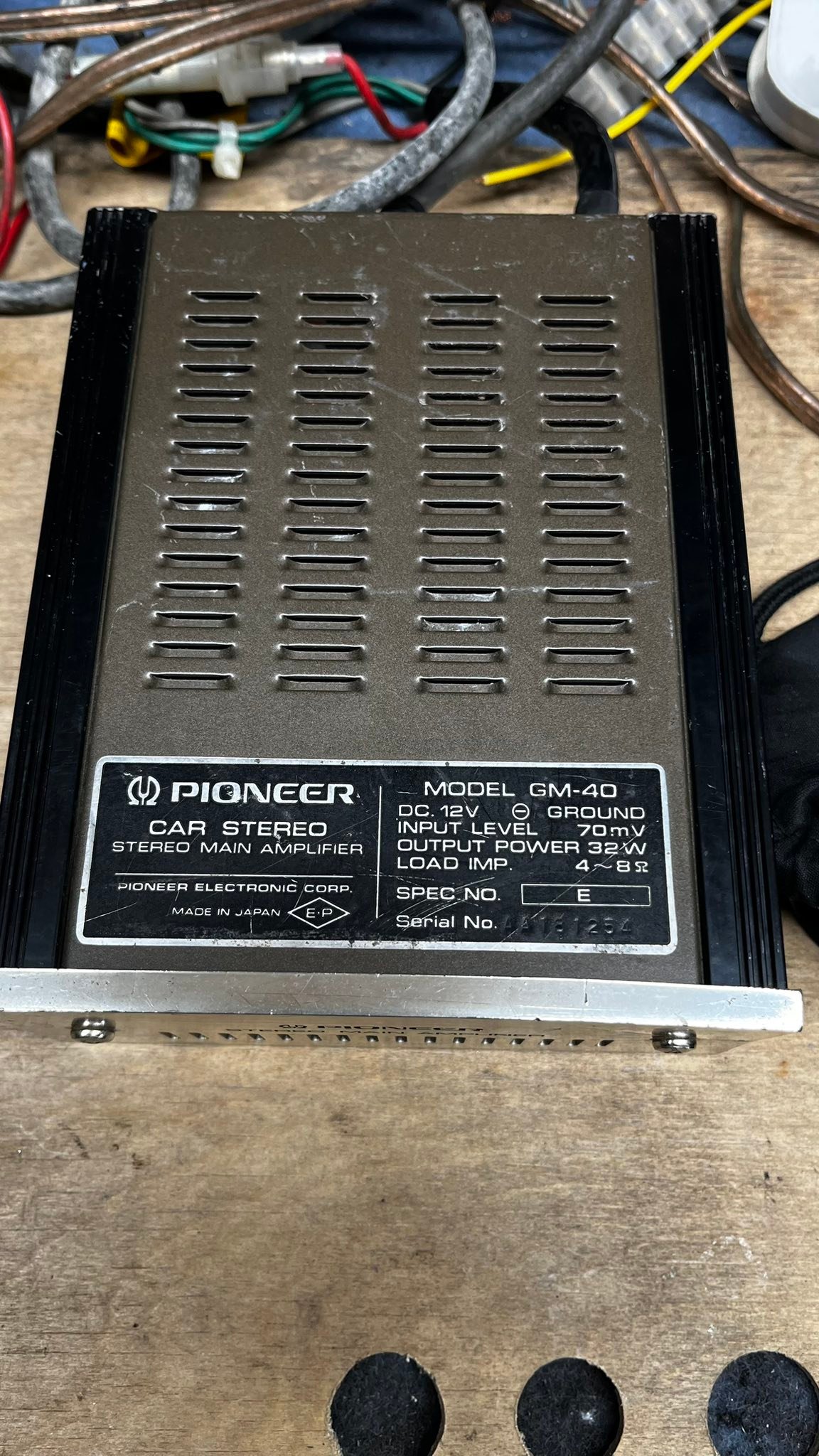 Pioneer KP-707M デッキ&アンプGM-40&スピーカーTS-168 Yahoo