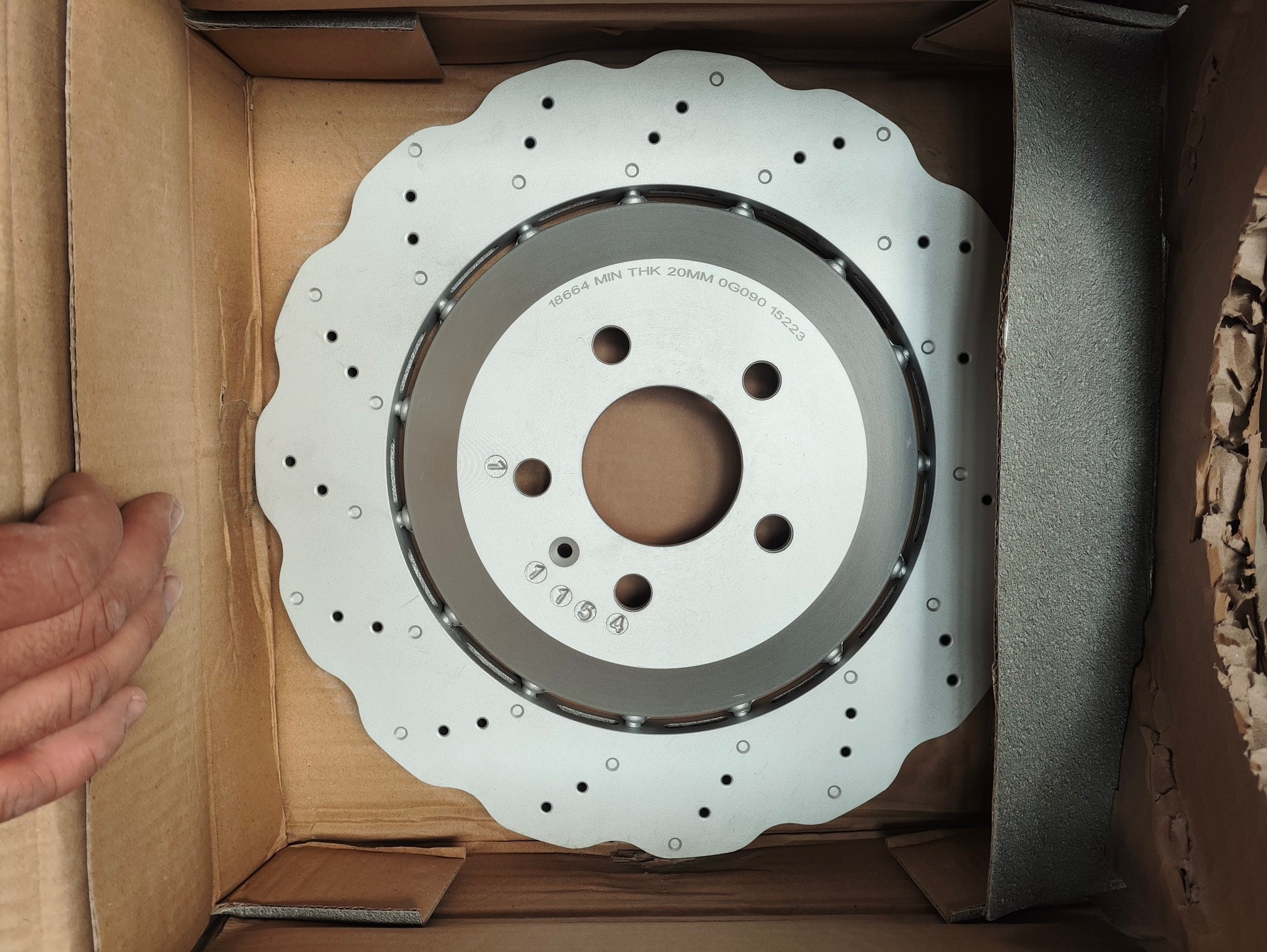 Rear Brake Discs Pads Wheel Bearings Abs Rings Renault Grand Scenic 1.5