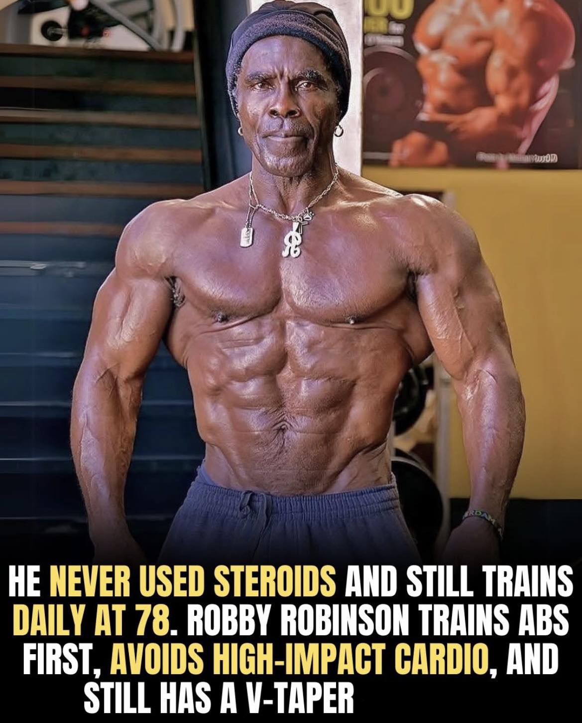 Robby Robinson: He is looking super fit at the age of 76