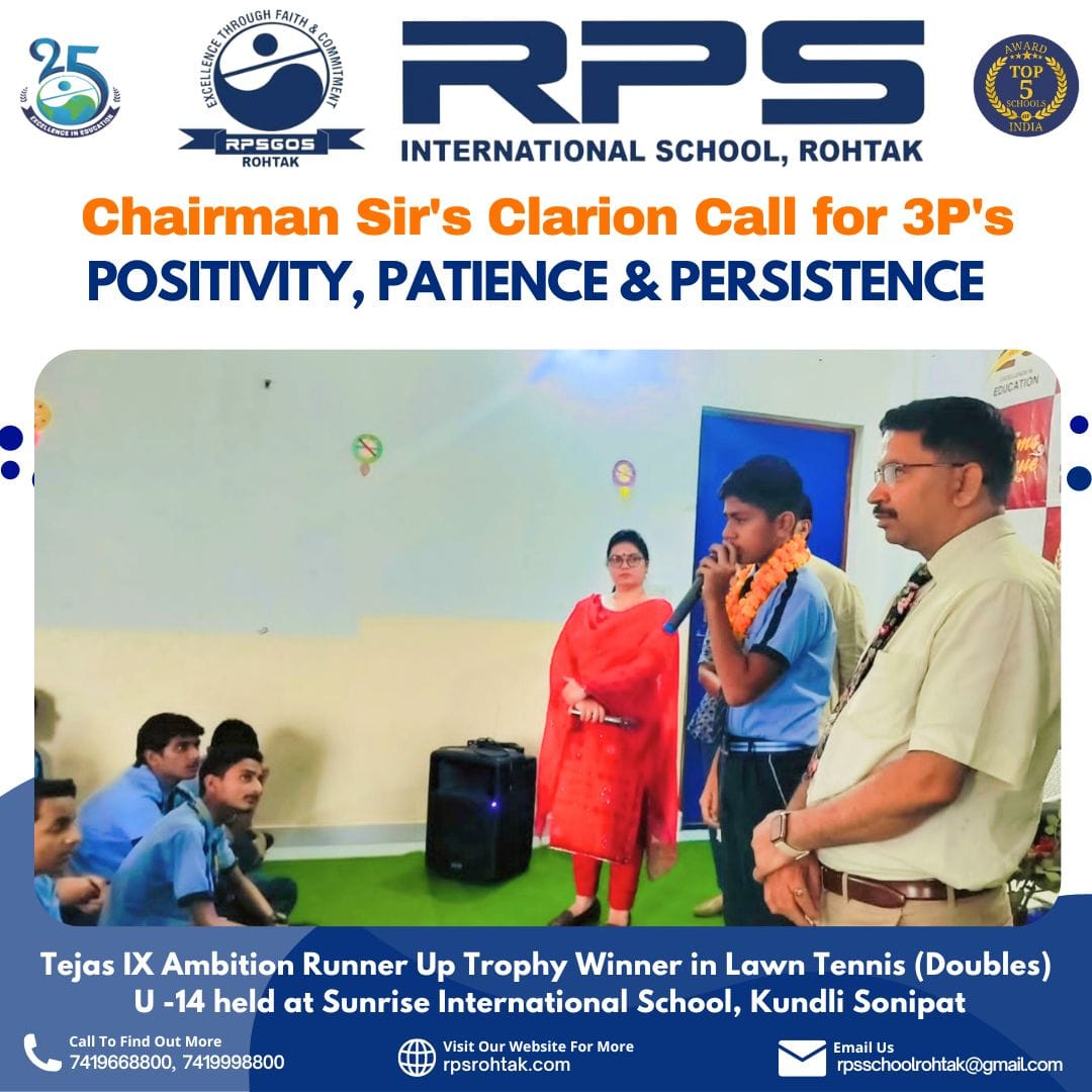 🏆 RPS International School Proudly... - RPS School Rohtak