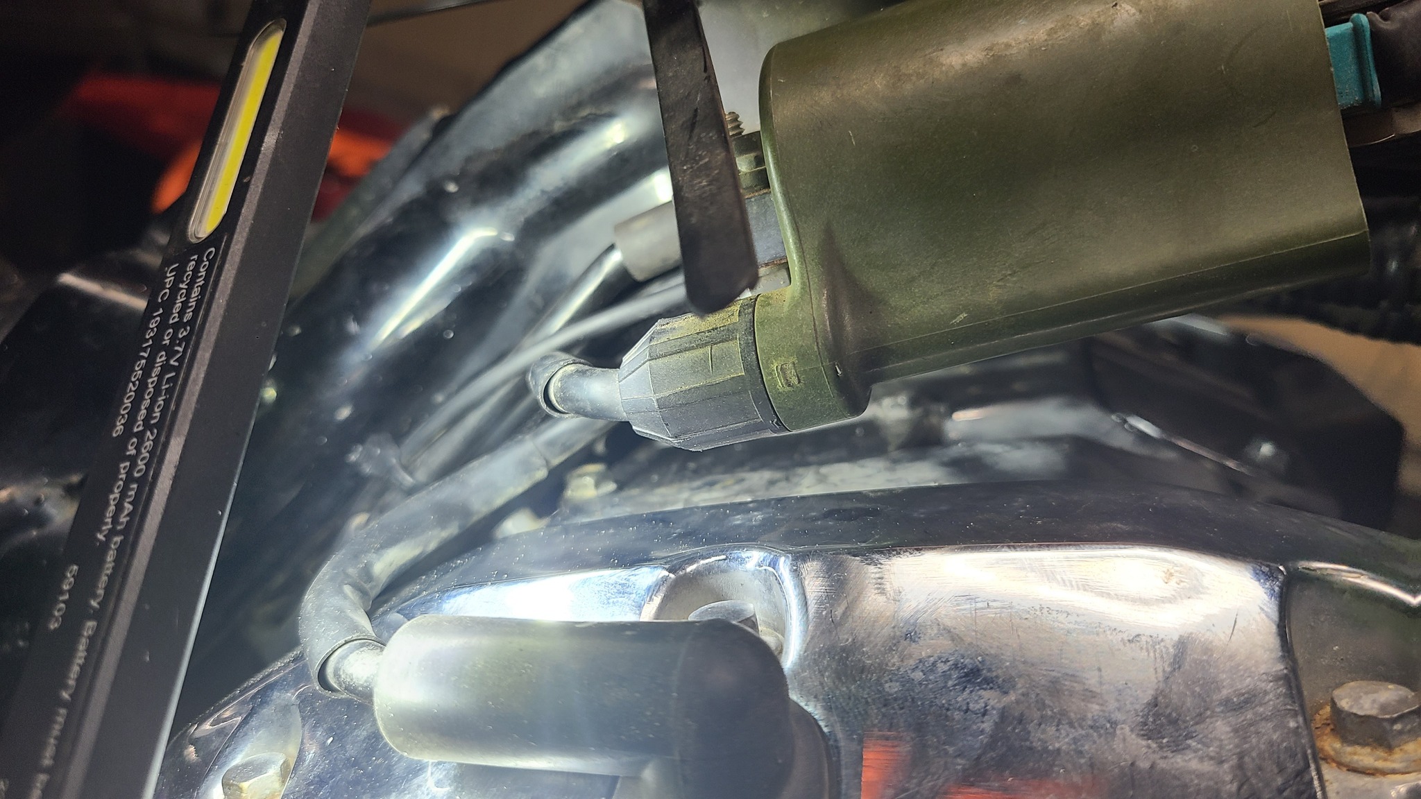 Desmogging and secondary air control removal on Honda VTX 1800