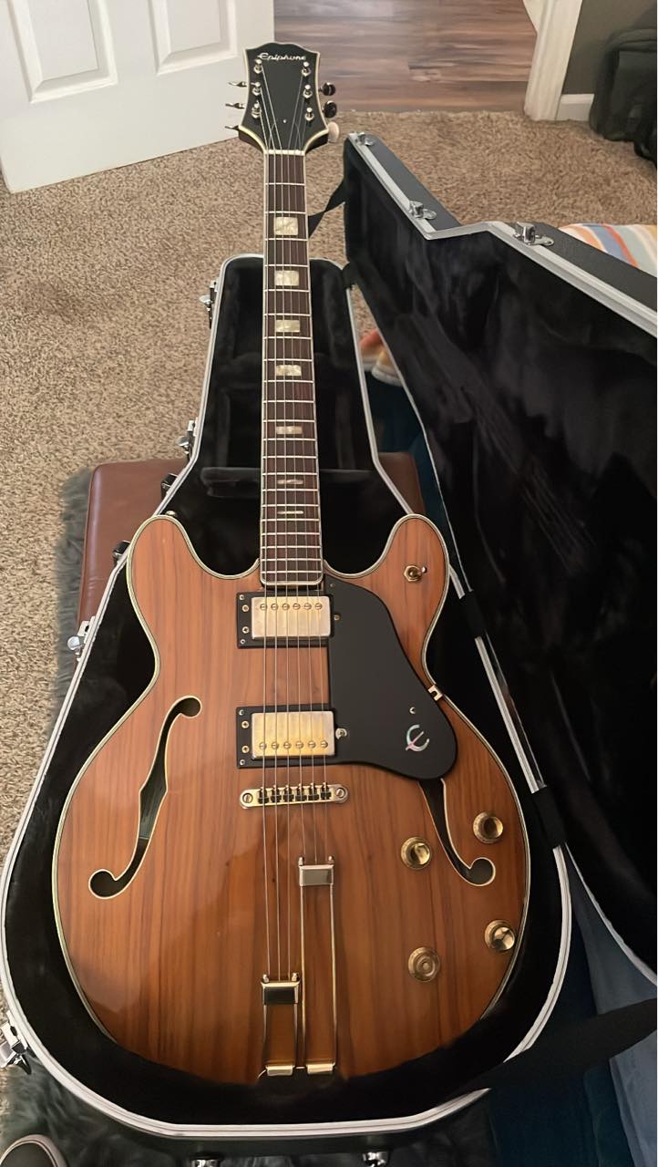 Epiphone Casino NA 音出良好！ 1976 Epiphone EA-256/Casino guitar review