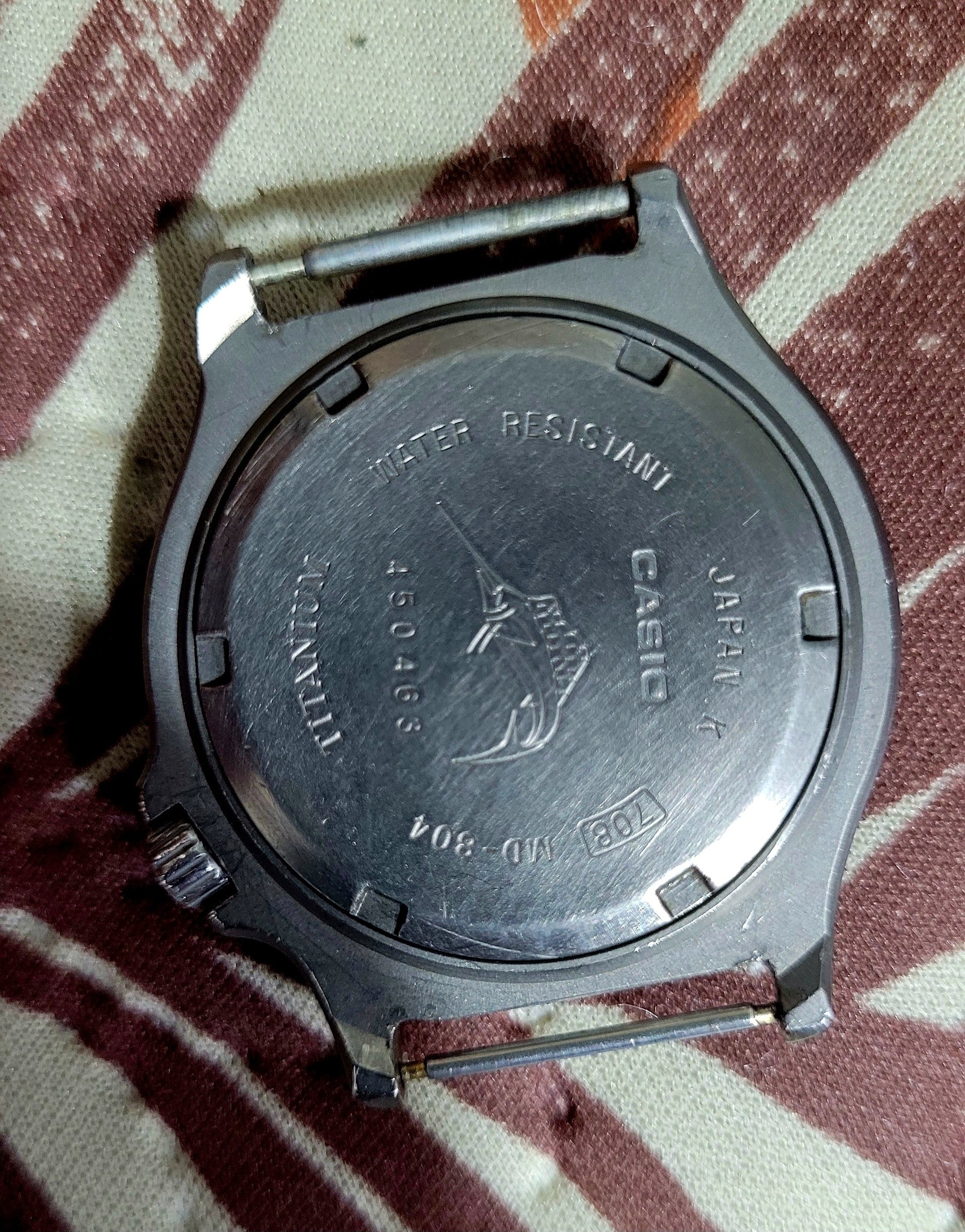 Casio Marlin Titanium. MD-804 Module 708 90's