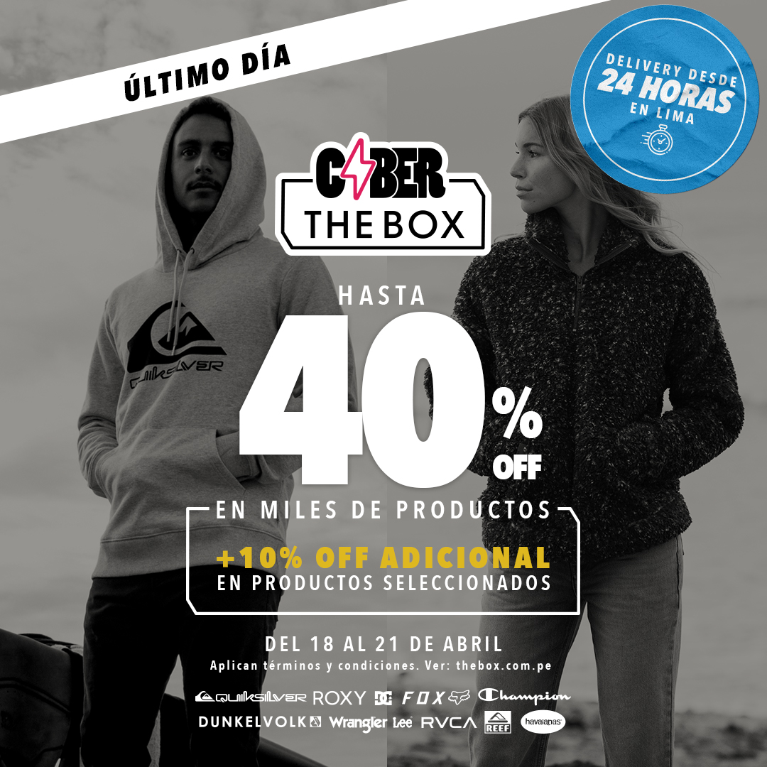 The Box Peru - #ÚLTIMODÍA del Cyber The Box! 🔥 Encuentra hasta 40% de ...