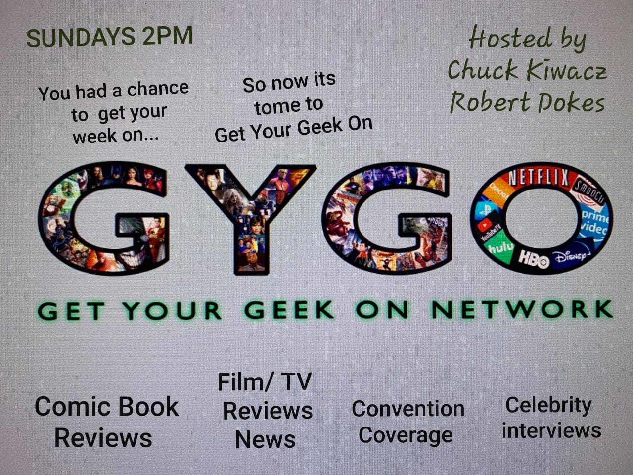 New logo, new website, new guests all... - Get Your Geek On | Facebook
