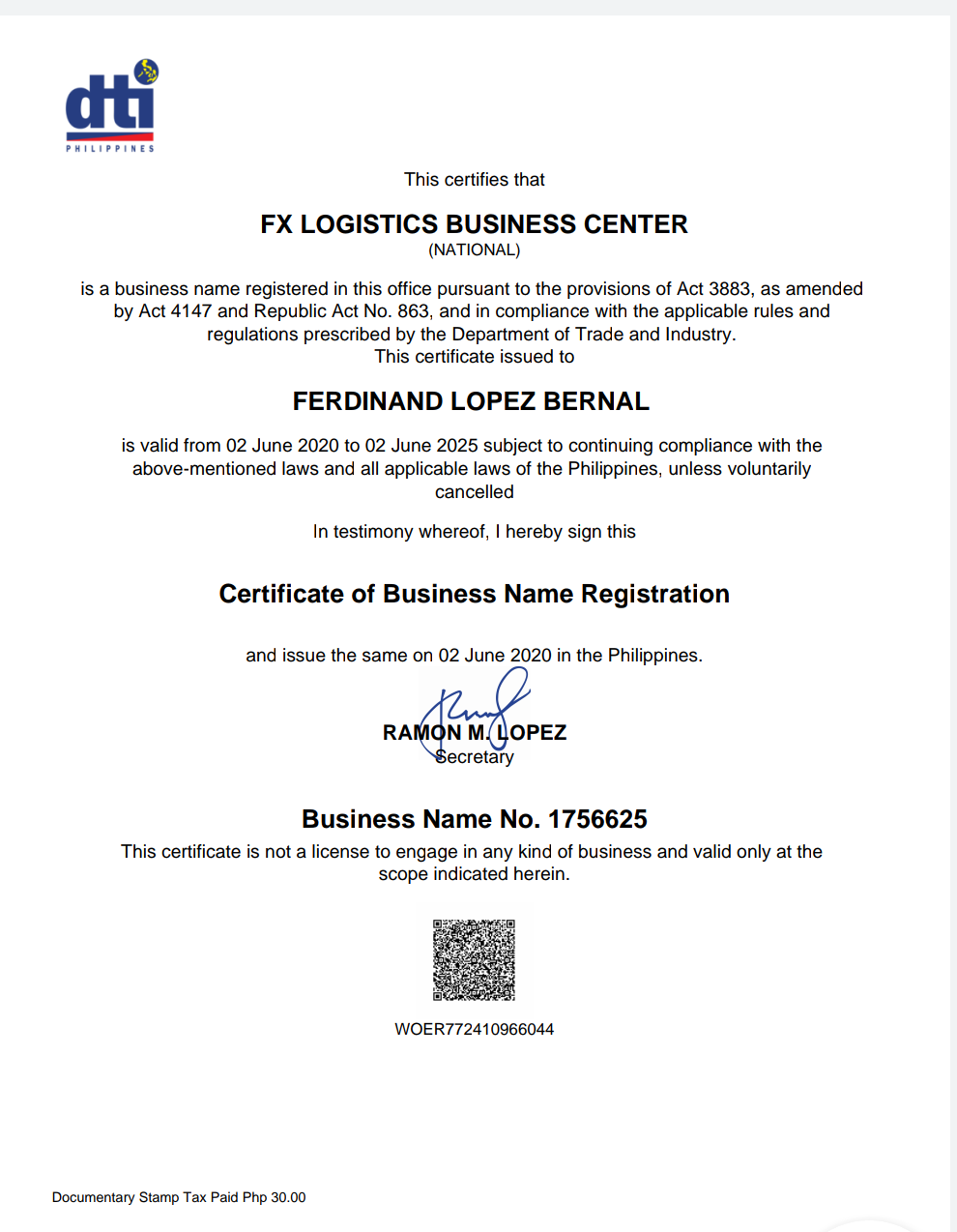 Fx Logistics | Zamboanga City