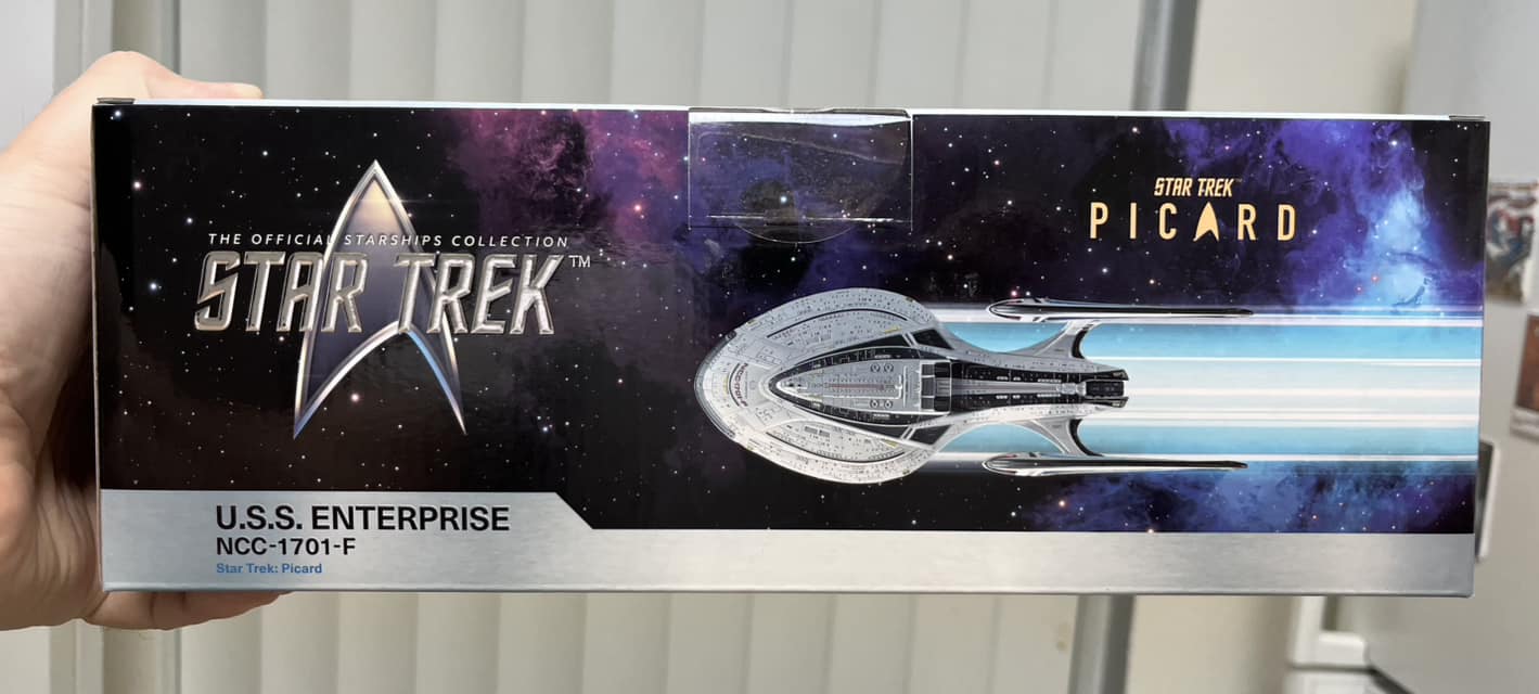Fanhome's new USS ENTERPRISE-G starship model, from STAR TREK