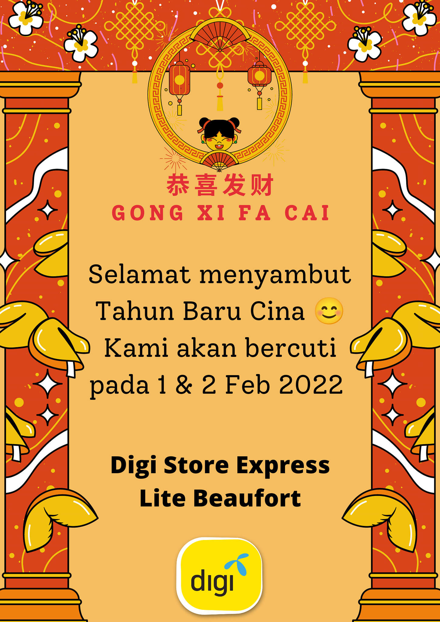Selamat Tahun Baru... - Digi Store Express Lite Beaufort | Facebook
