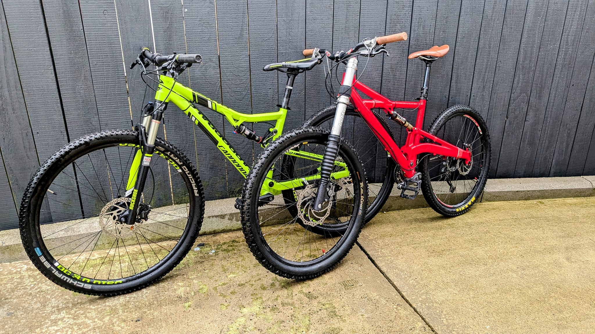Cannondale Rush vs Mullet Prophet bike comparison