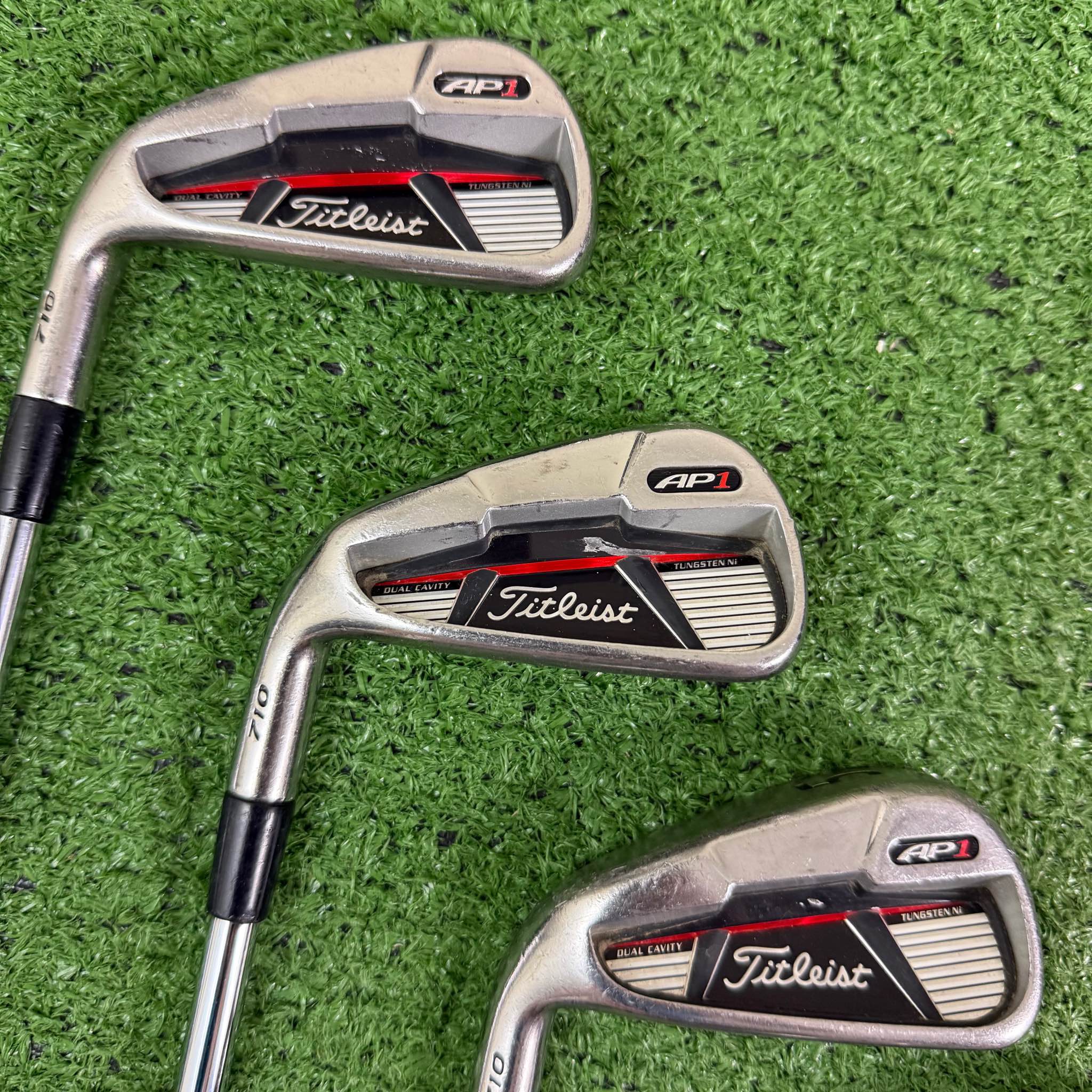 Titleist AP1 710 Iron Set 4-9 NS Pro 105T Steel Stiff Flex Left Handed ...