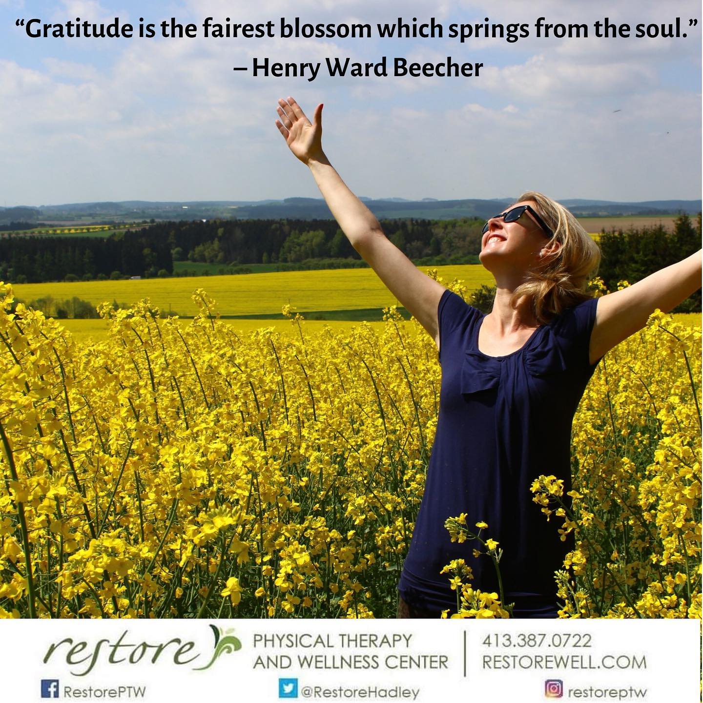 Restore Physical Therapy and Wellness Center - Gratitude is good for ...