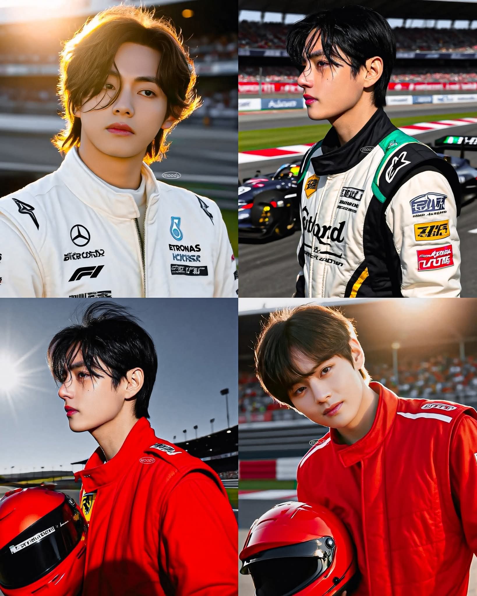 2021 BTS season greetings from Taehyung photo He is handsome like