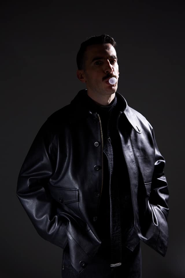 tac:tac 2019AW] ‪ASYMMETRY COLLAR LEATHER JACKET‬ ‪タクタク2019AW‬