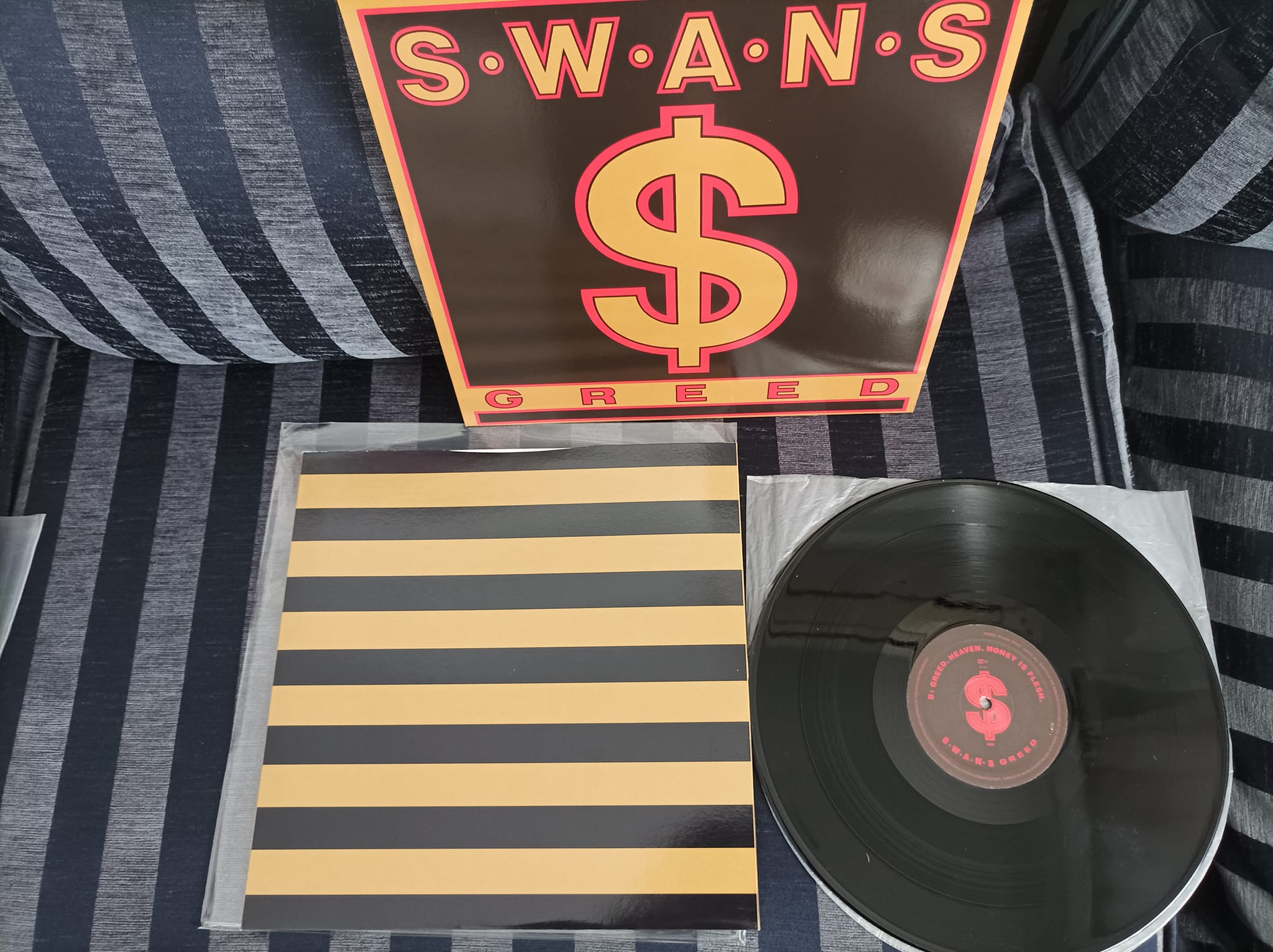 UK SWANS Holy Money LP レコード Swans' Greed and Holy Money albums
