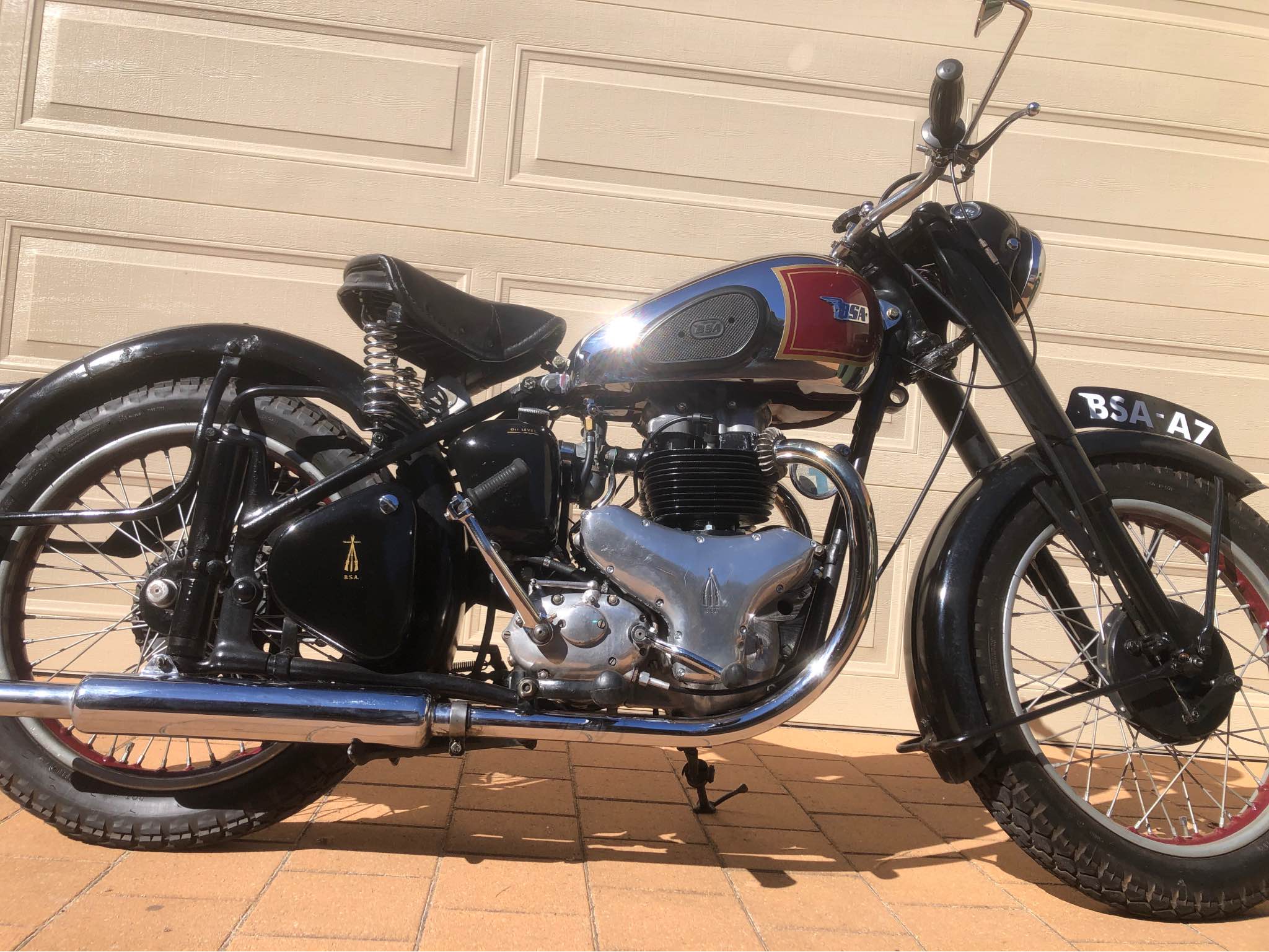 1954 BSA A7 500cc Twin Motorcycle for Sale in Western Australia