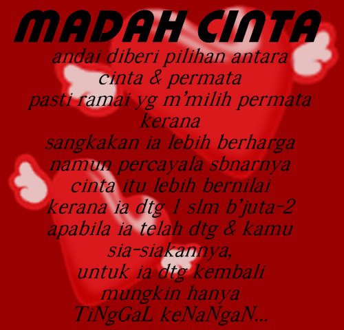 Hargai Orang Yang Mencintai Kita Madah Cinta Facebook