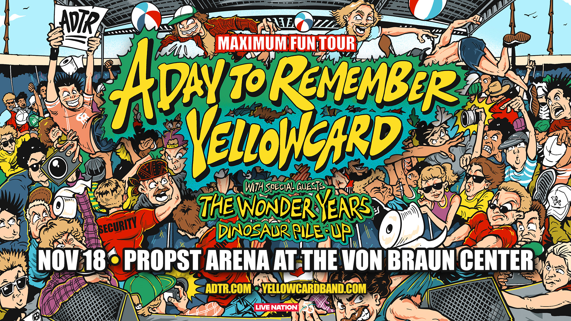 A Day To Remember & Yellowcard - Maximum Fun Tour