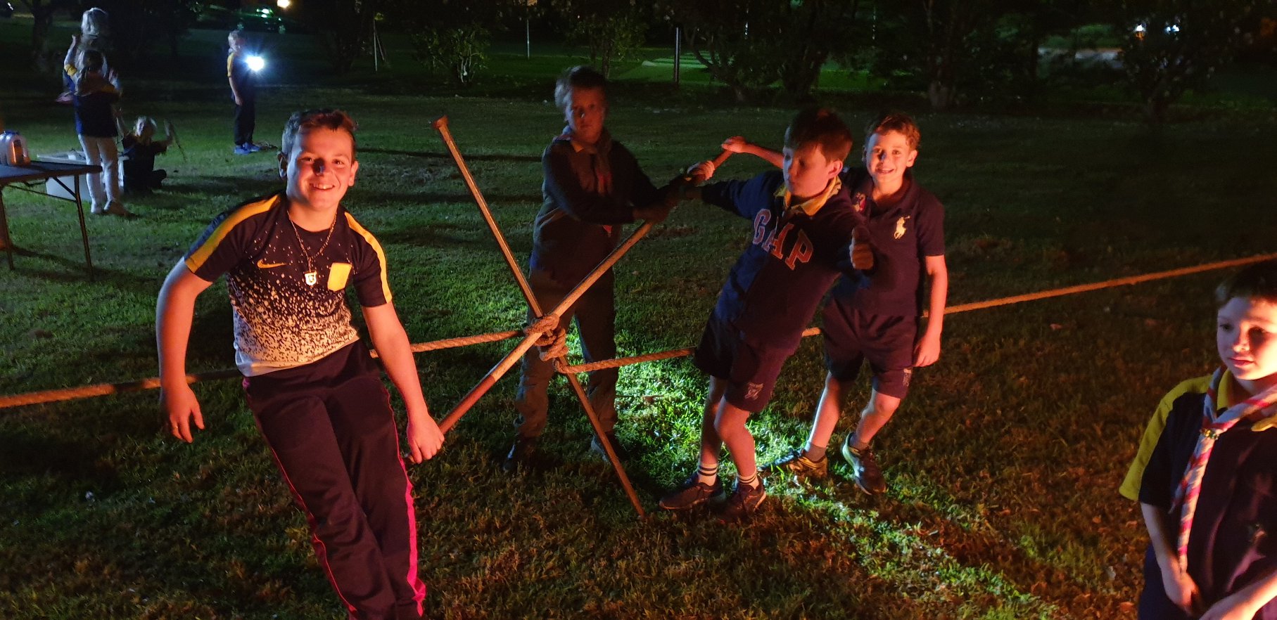 The Spanish windlass is a... - 1st Wahroonga Cub Scouts