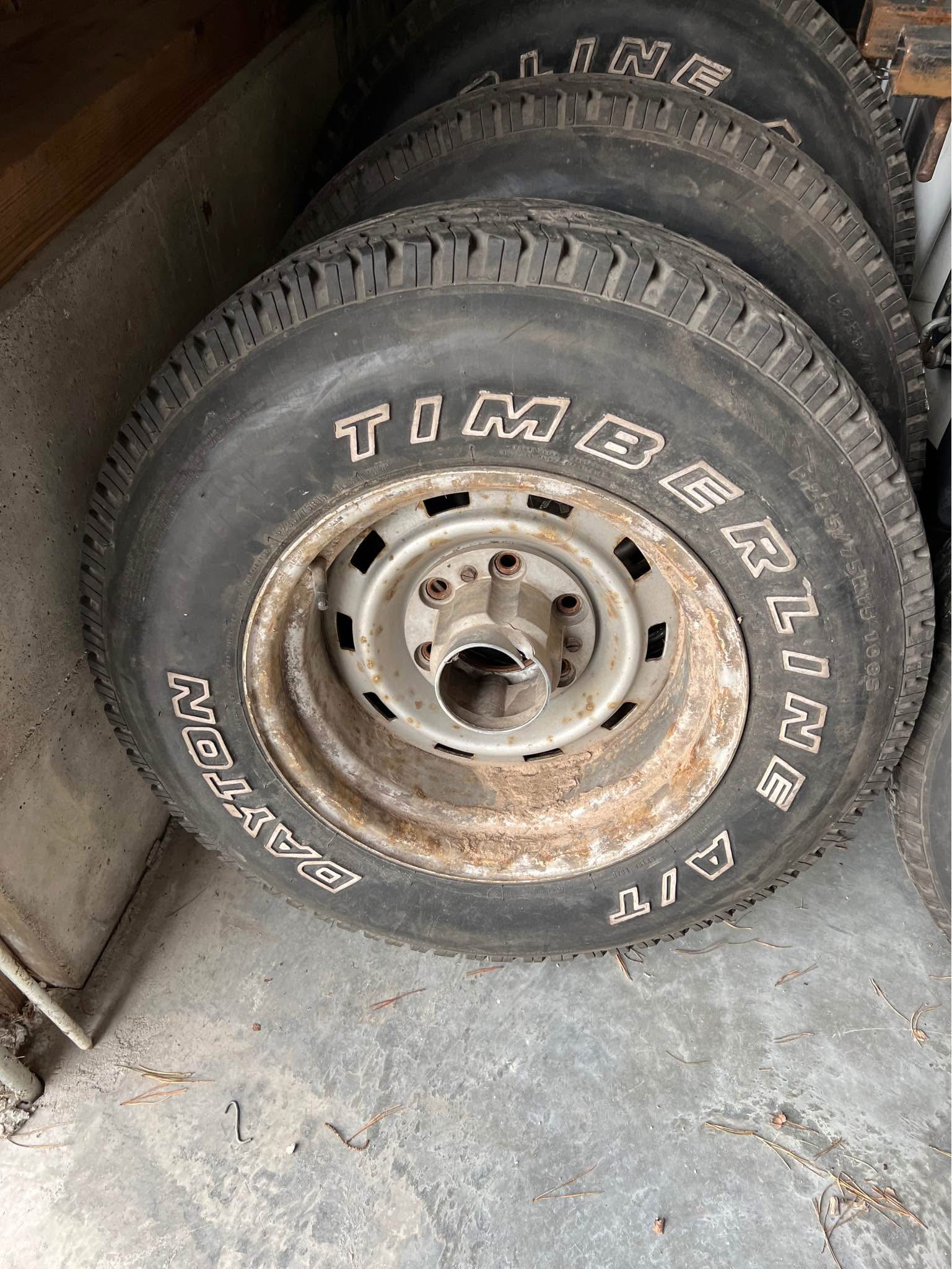 Square body rally rims with tires - Car Wheels, Tires & Parts - Casco ...